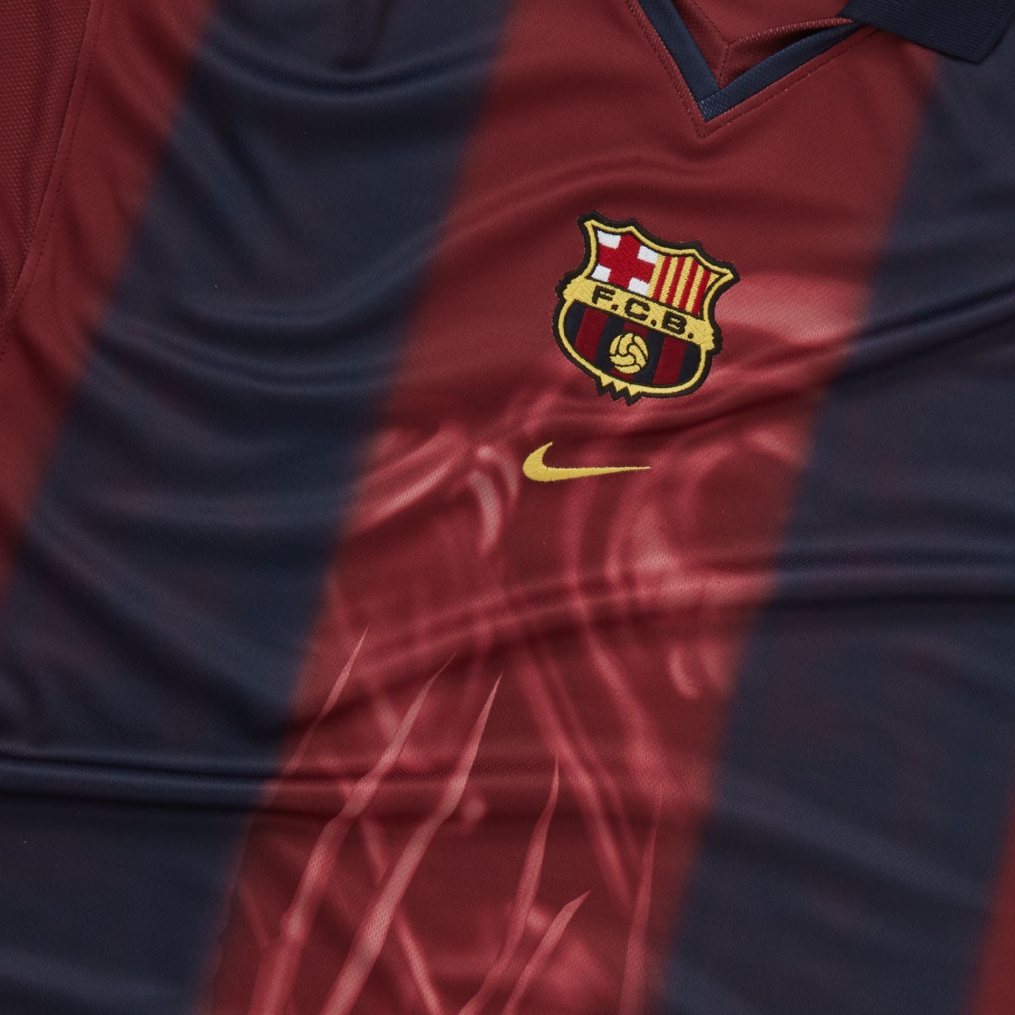 2001 02 fc barcelona travis scott retro shirt home limited edition