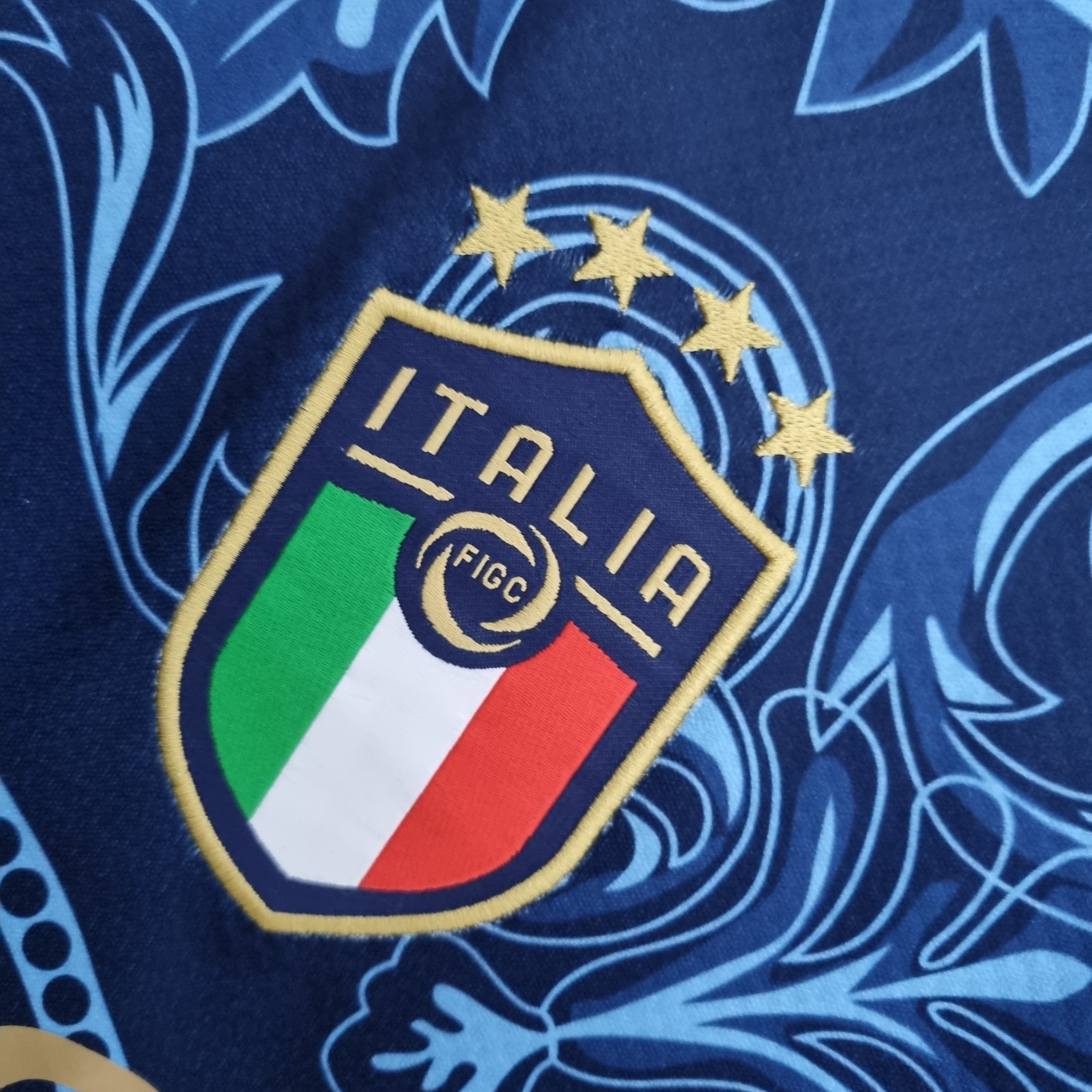 Italien Versace Hemd - Blue Aqua Edition