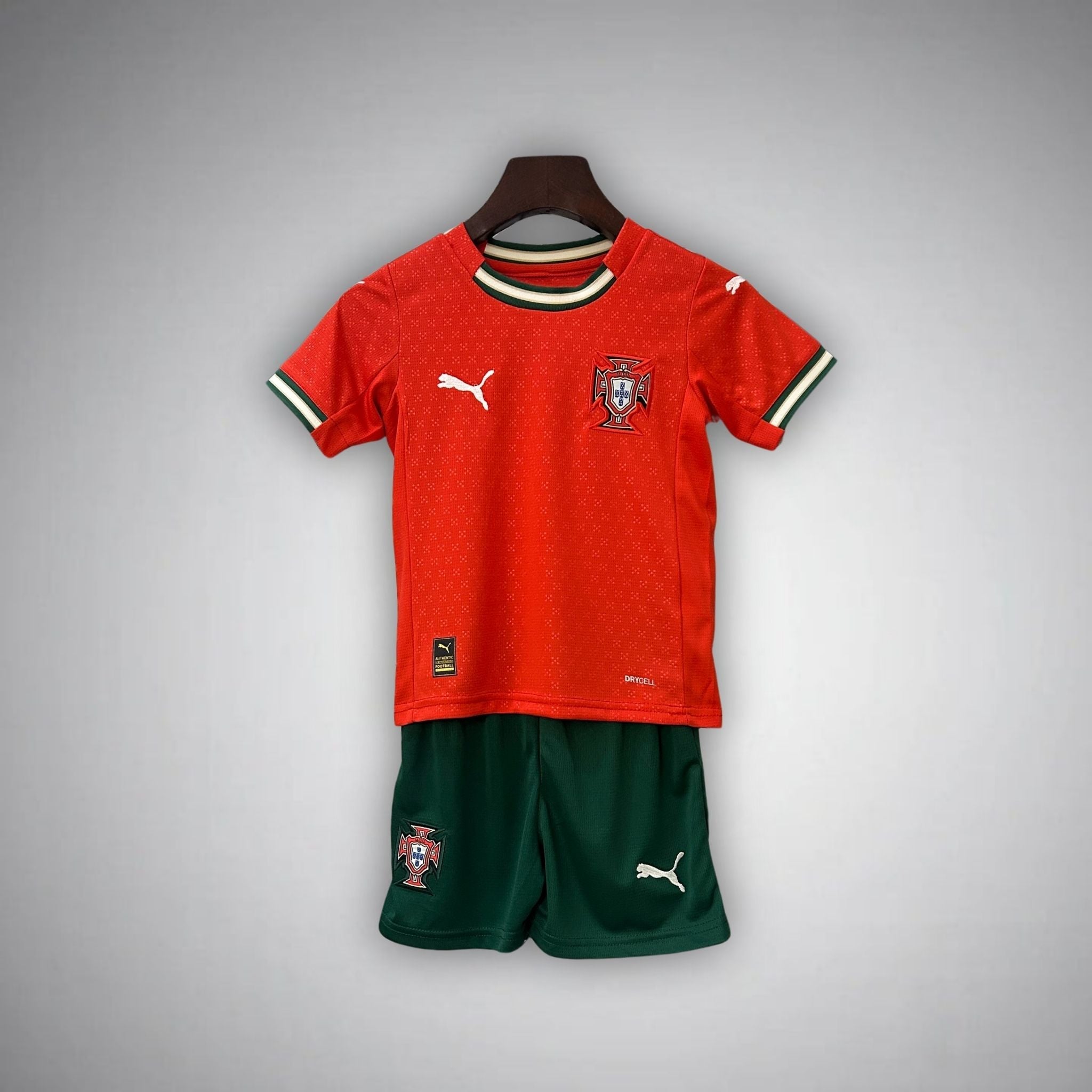 2025 portugal home kids football kit