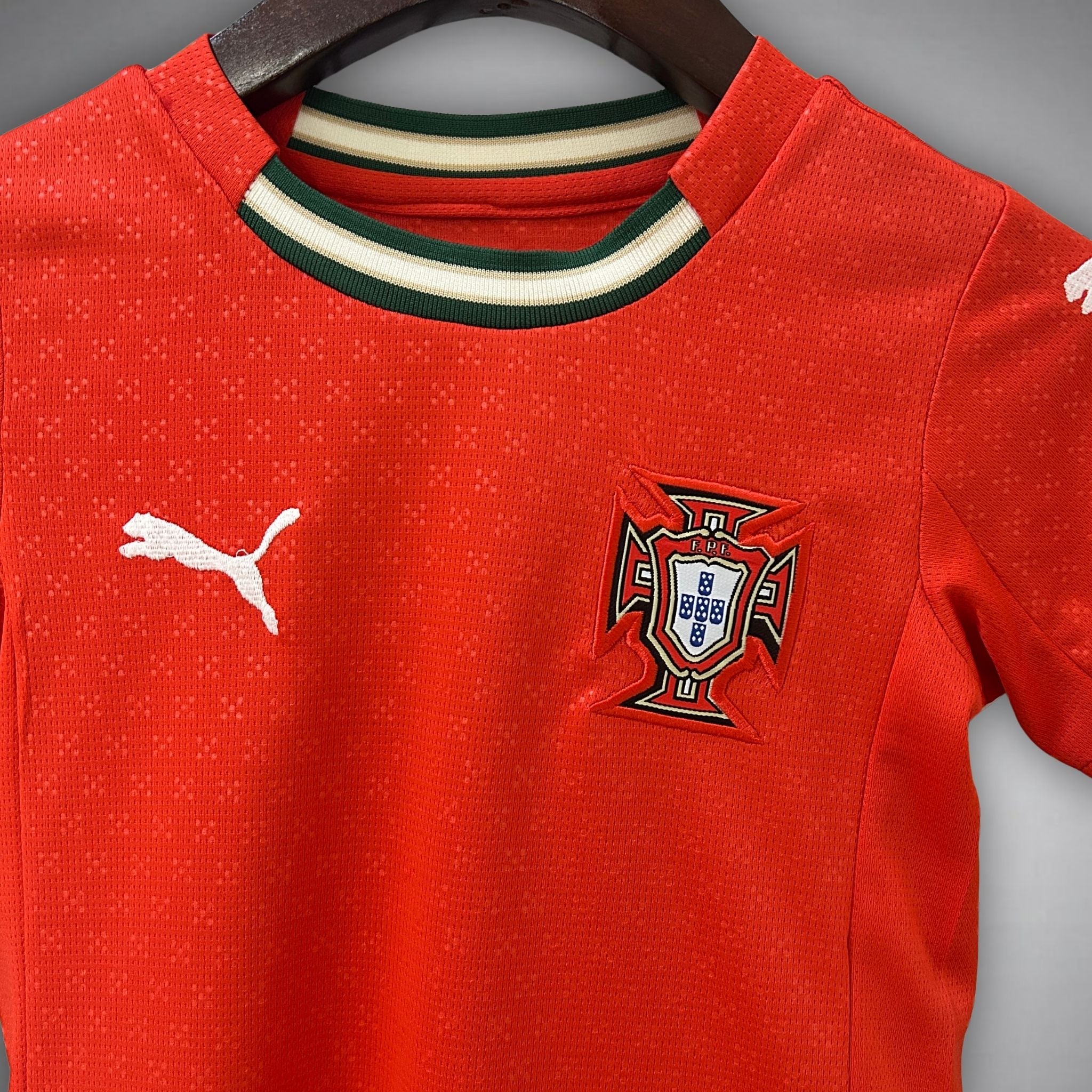 2025 portugal home kids football kit