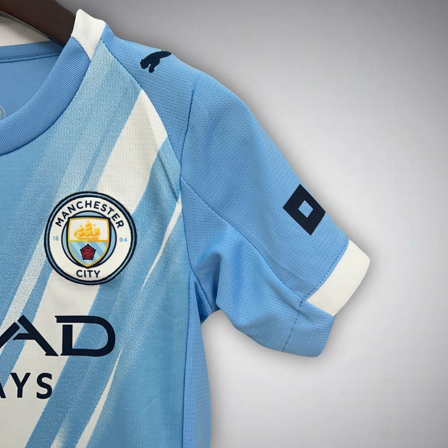 25-26 Manchester City Kids Football Kit Home