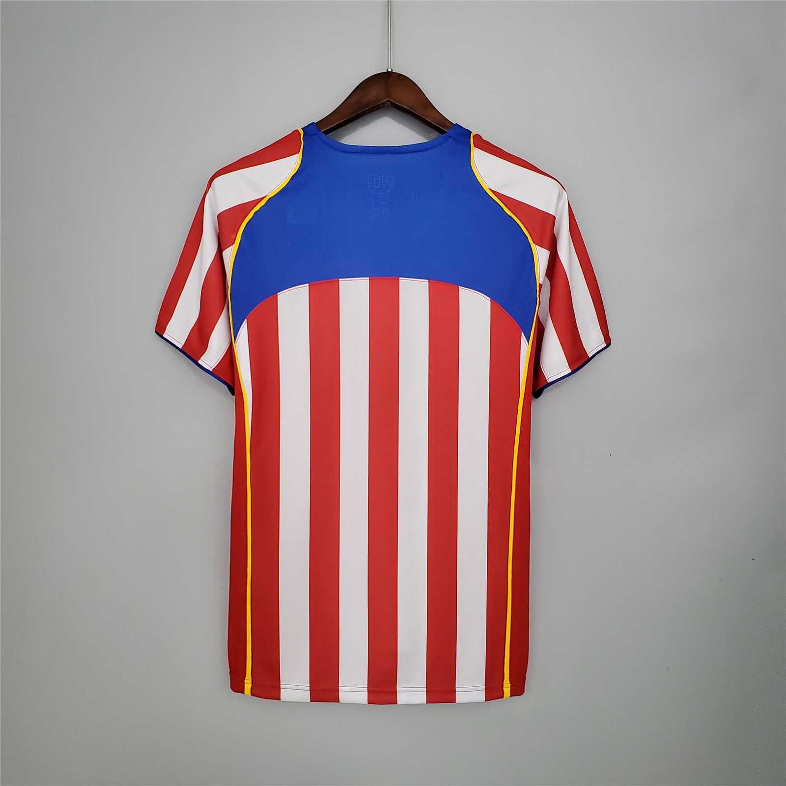 2004/2005 Spiderman Atletico Madrid Home Retro Football Shirt