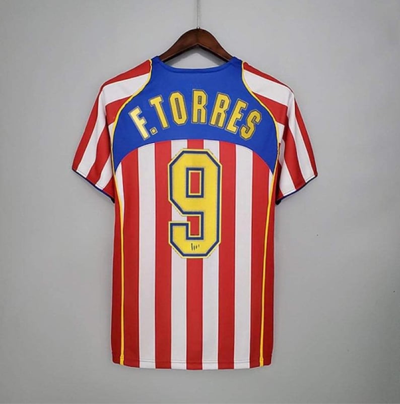 2004/2005 Spiderman Atletico Madrid Home Retro Football Shirt