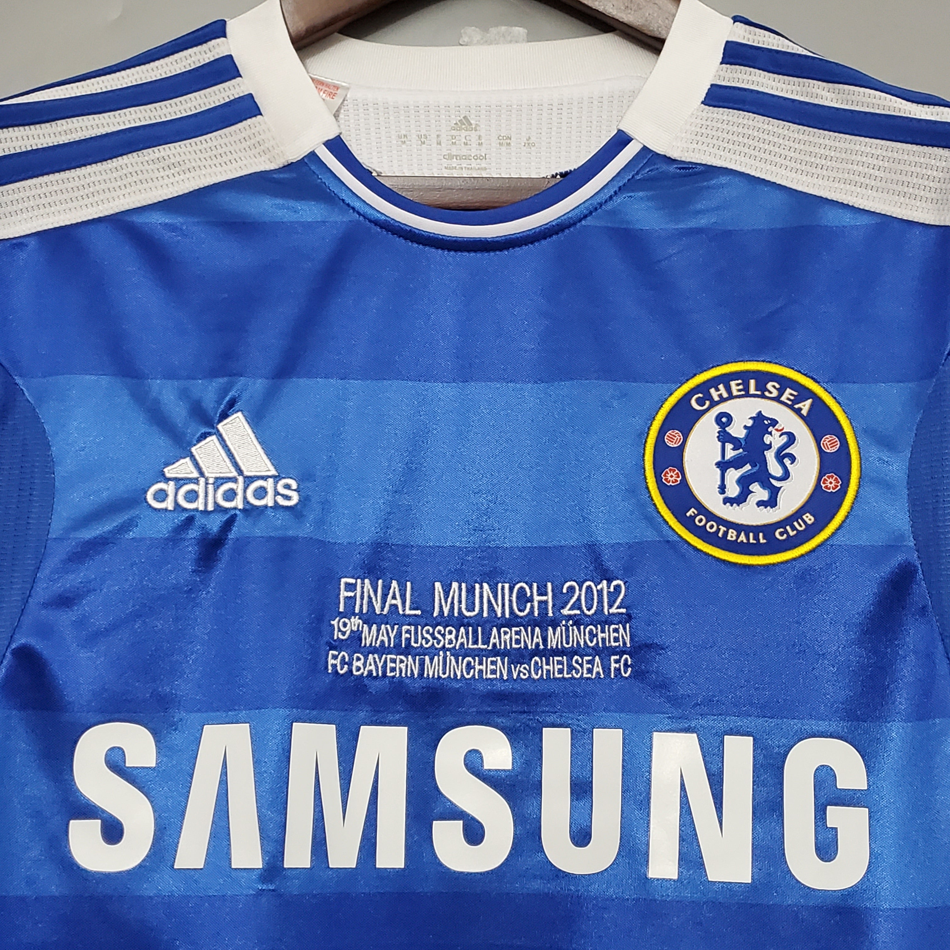 2011/2012 Chelsea Home Retro Shirt Champions League Final Munich