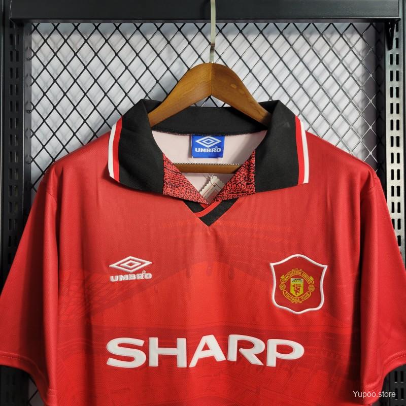 1994/1996 Manchester United Home Retro Football Shirt