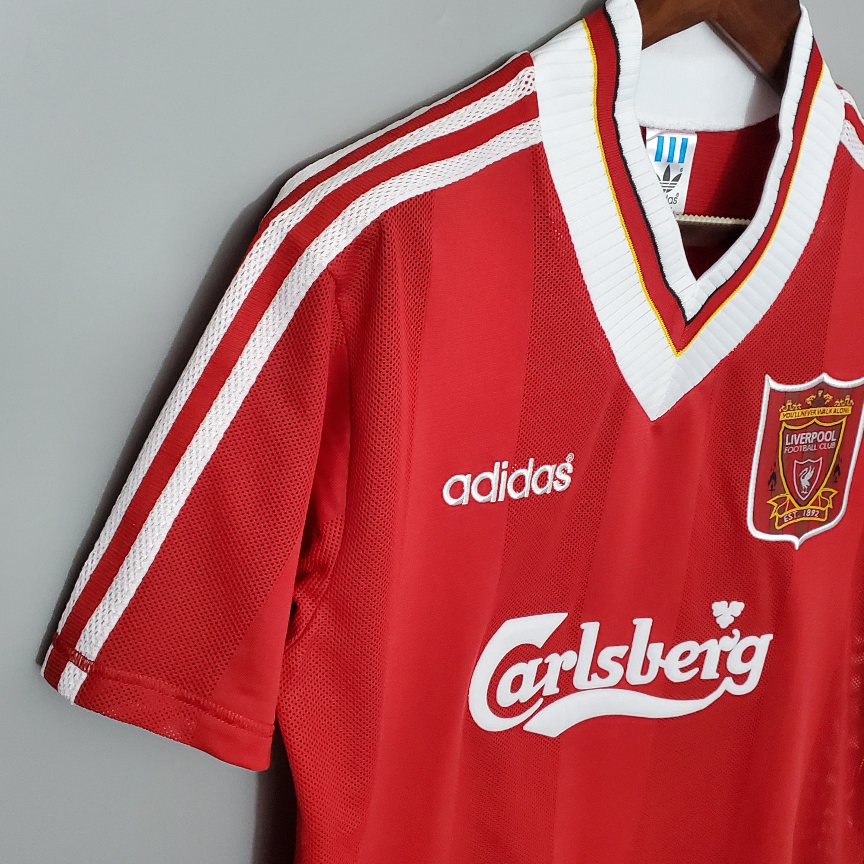 1995/1996 Liverpool Home Football Retro Shirt