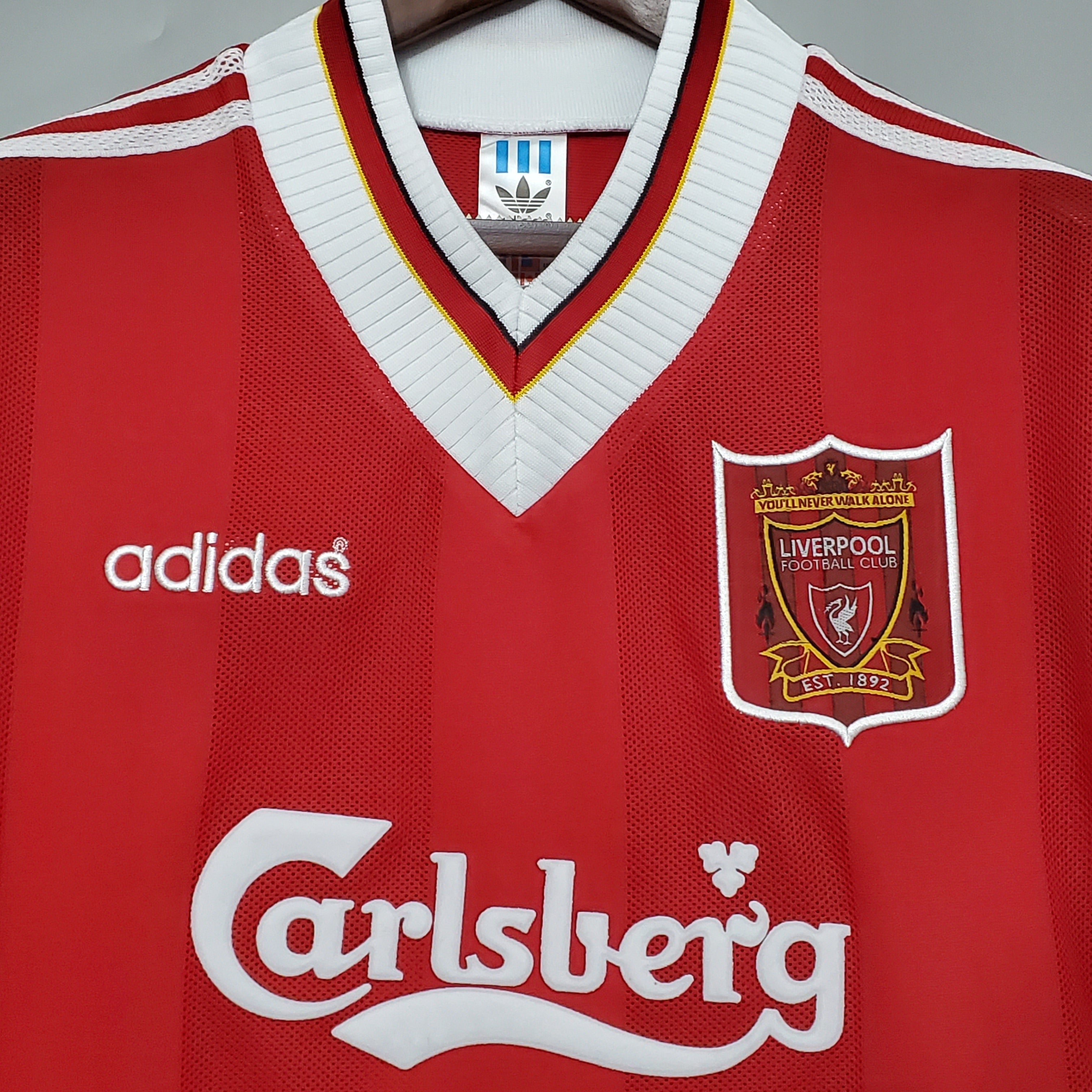 1995/1996 Liverpool Home Football Retro Shirt