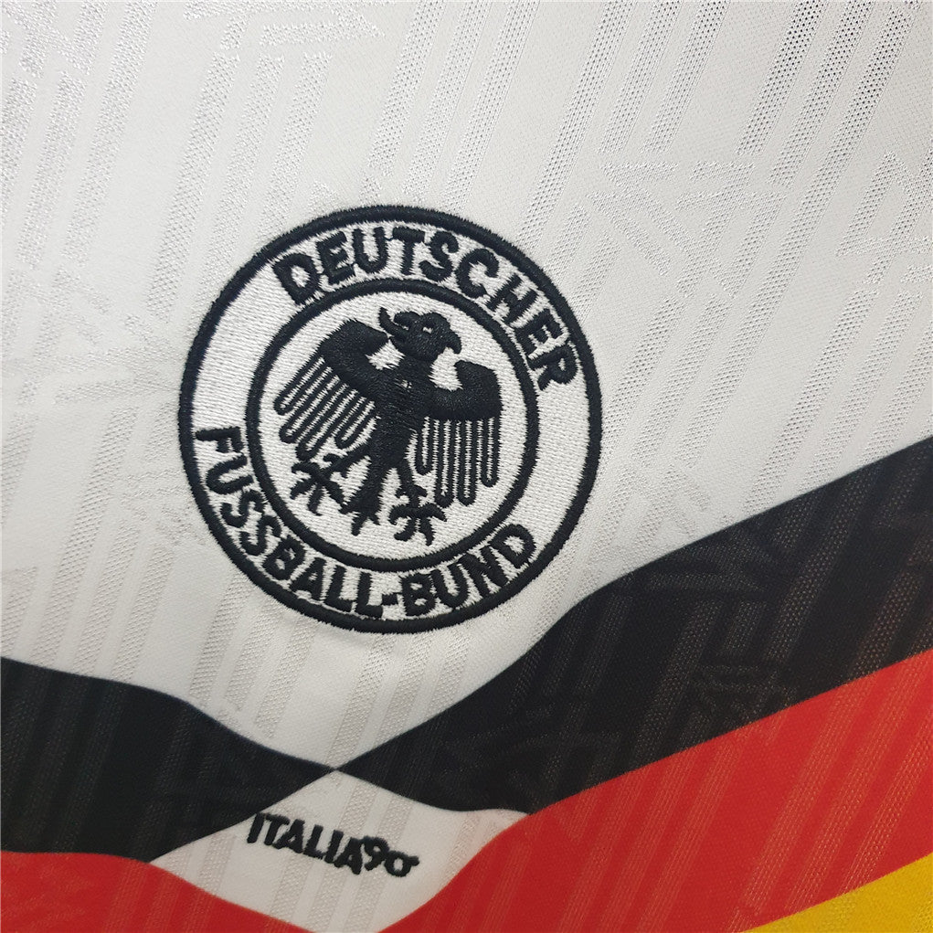 1990 Germany Home Retro Football Shirt World Cup - Festival Paul Kalkbrenner Dj