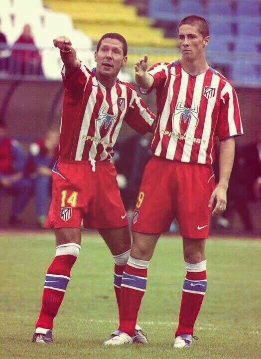2004/2005 Spiderman Atletico Madrid Home Retro Football Shirt