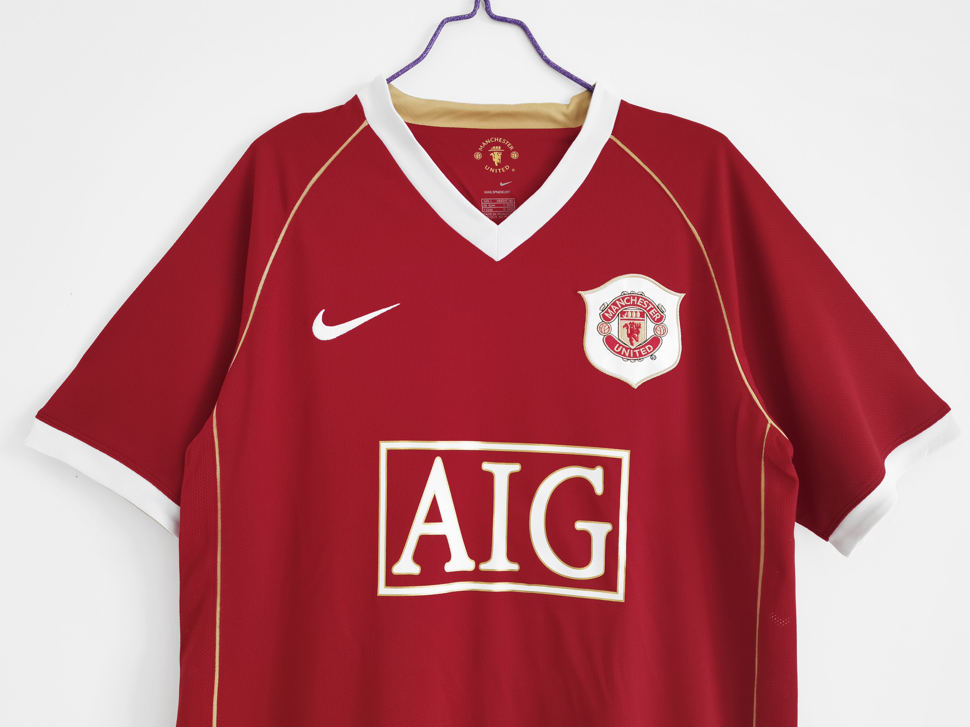 2006/2007 Manchester United Home Retro Shirt