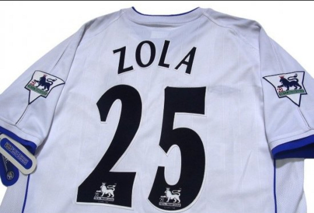2001/2003 Chelsea Away White Retro Football Shirt