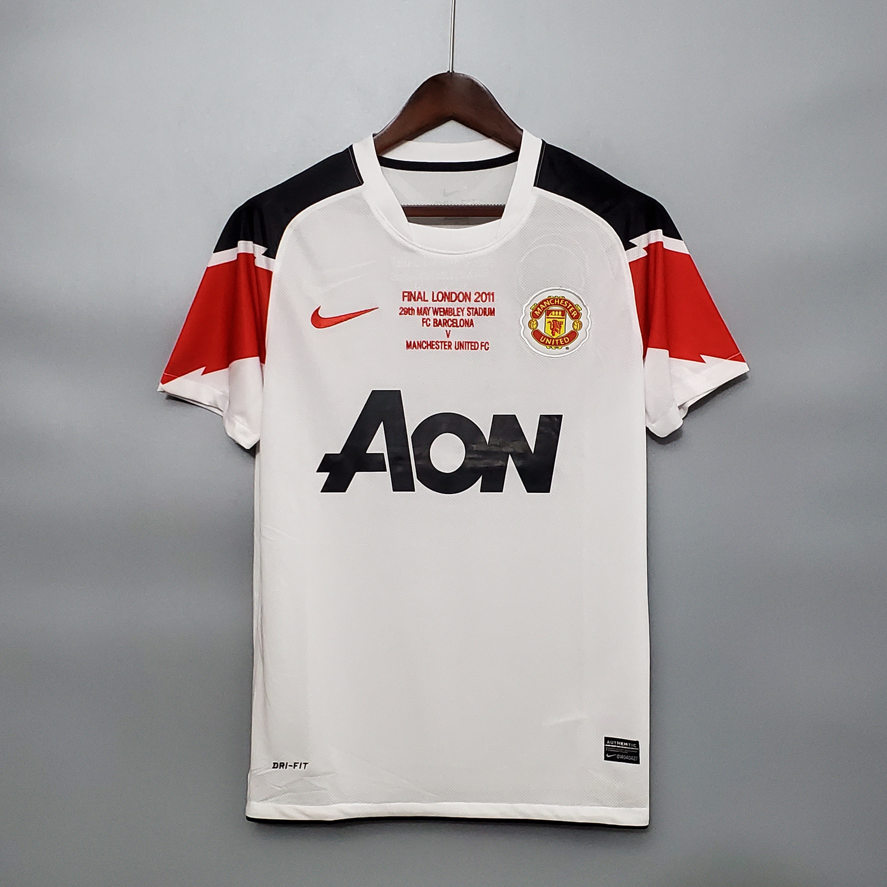 2010/2011 Manchester United Away Retro Shirt Champions League Final 2011