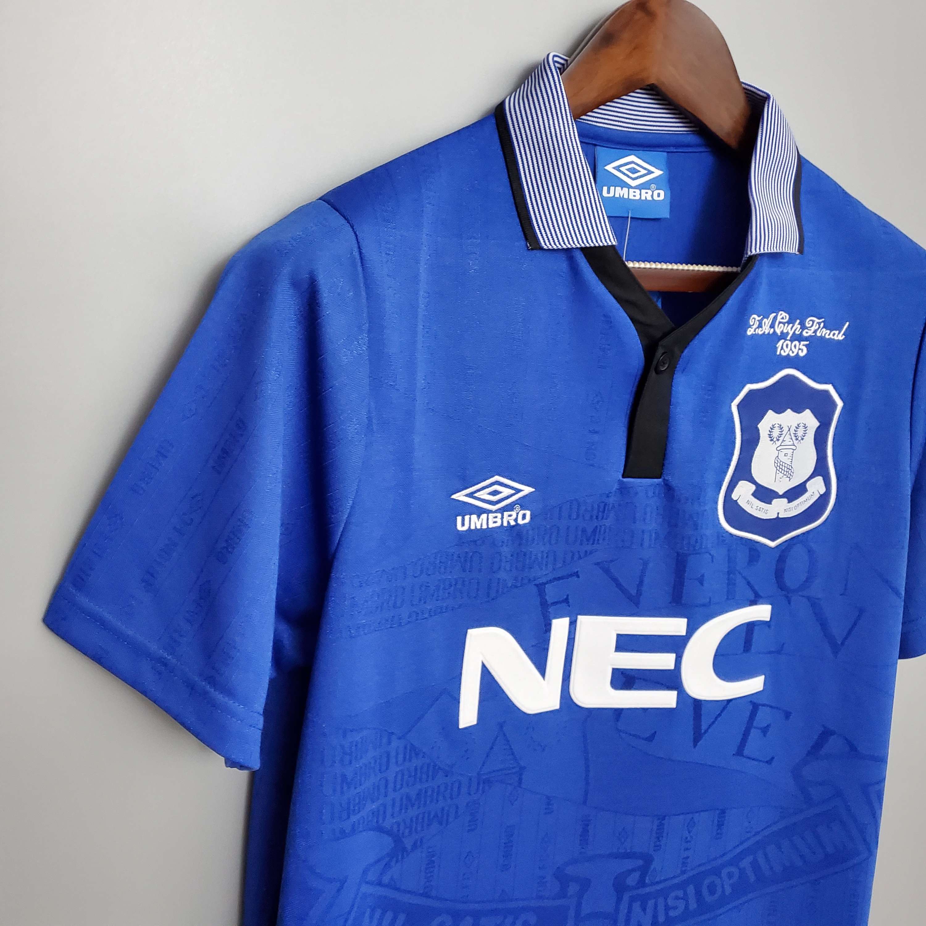 1994/1995 Everton Home Retro Football Shirt Fa Cup Final