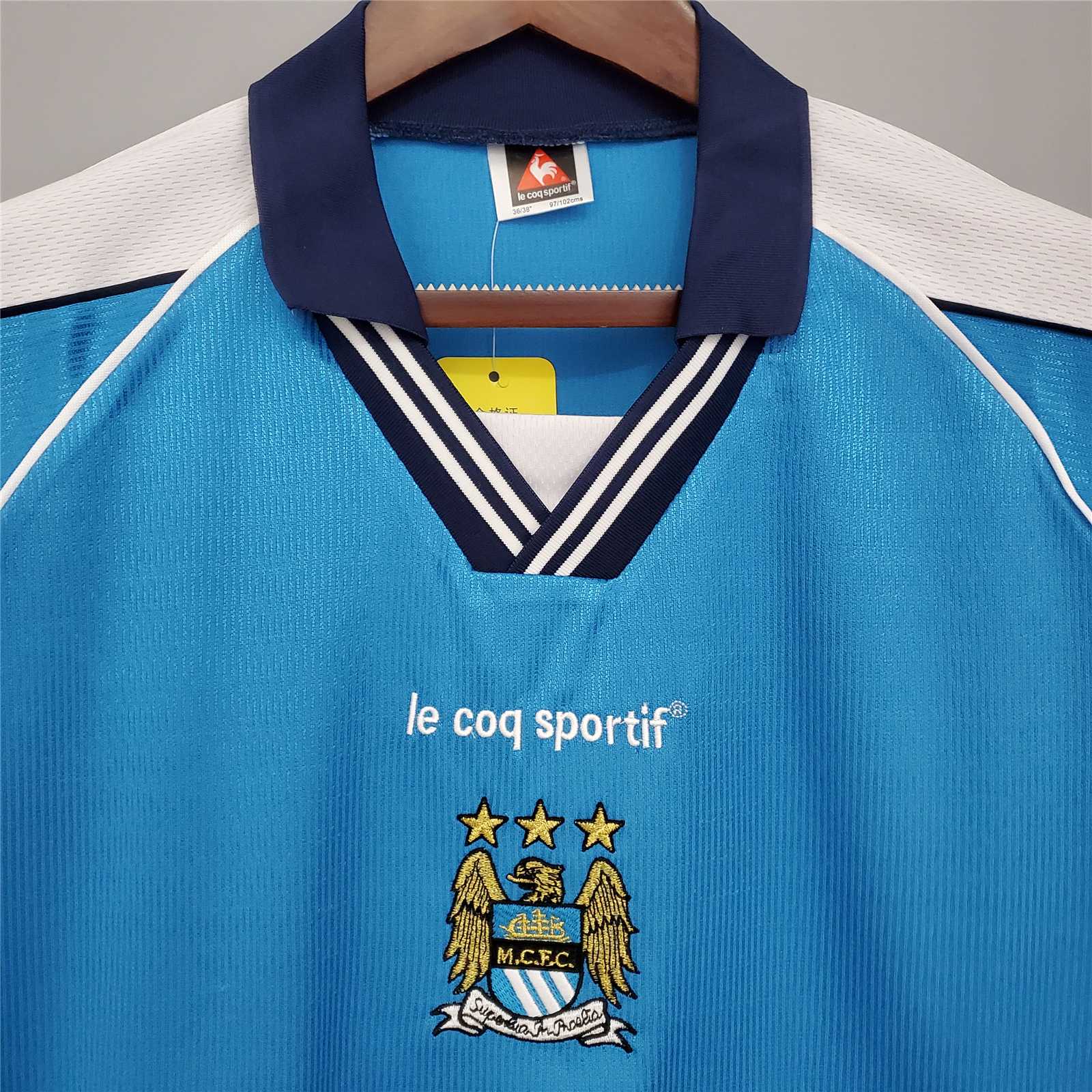 1999/2001 Manchester City Home Retro Shirt