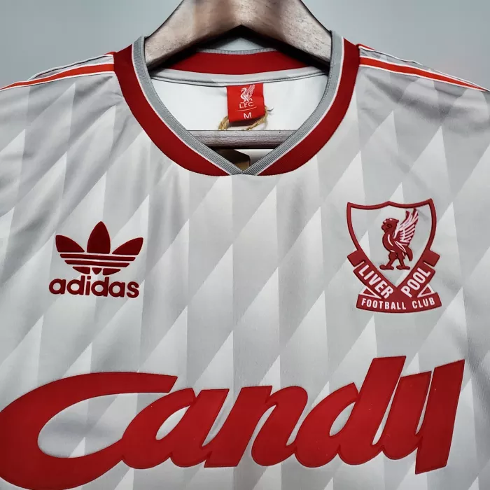 1989/1991 Candy Liverpool Away Retro Football Shirt