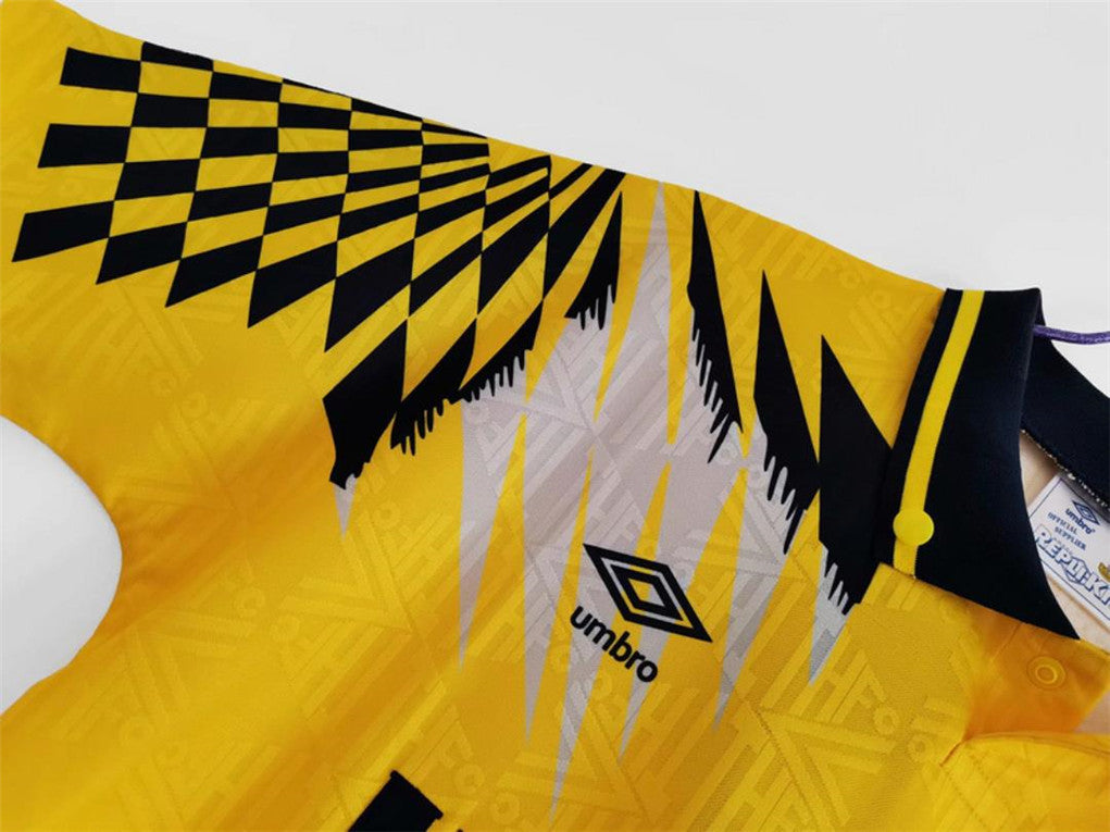 1992/1995 Tottenham Away Yellow Retro Football Shirt
