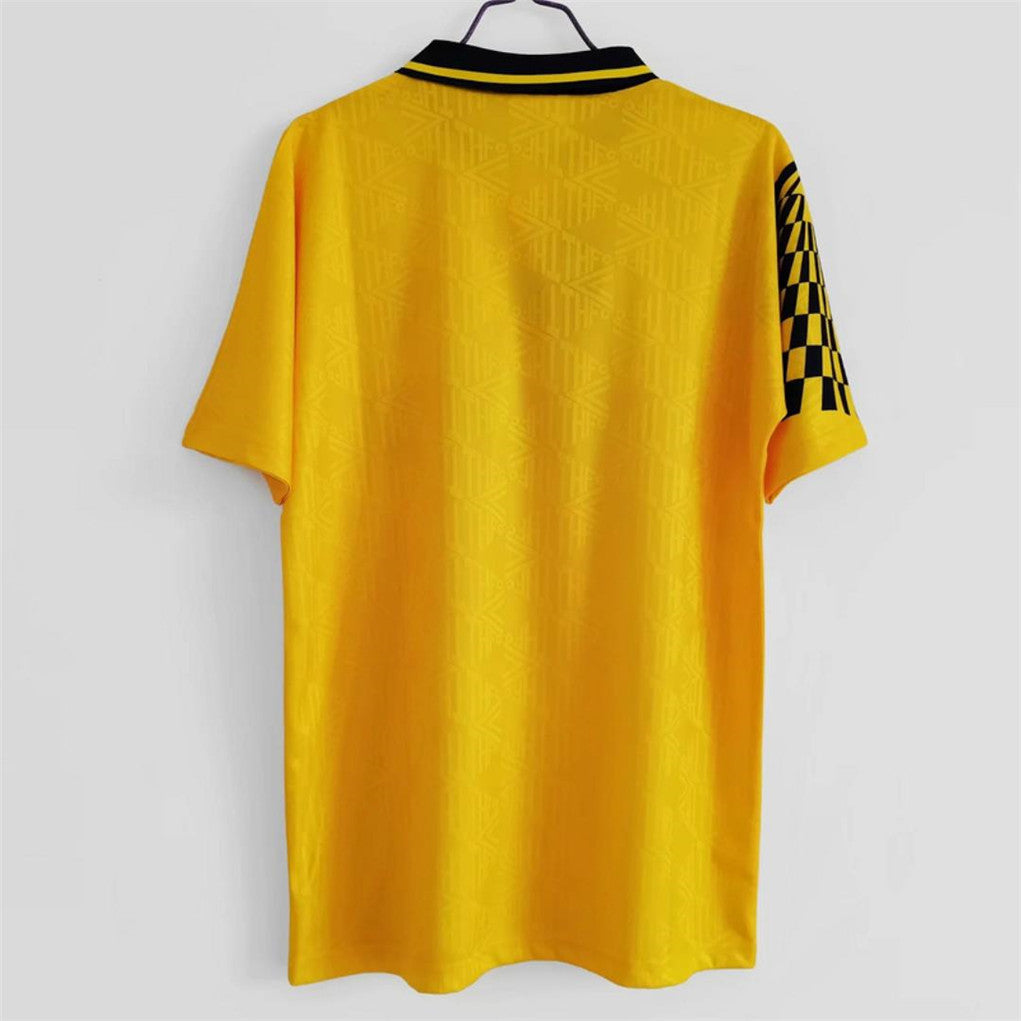1992/1995 Tottenham Away Yellow Retro Football Shirt