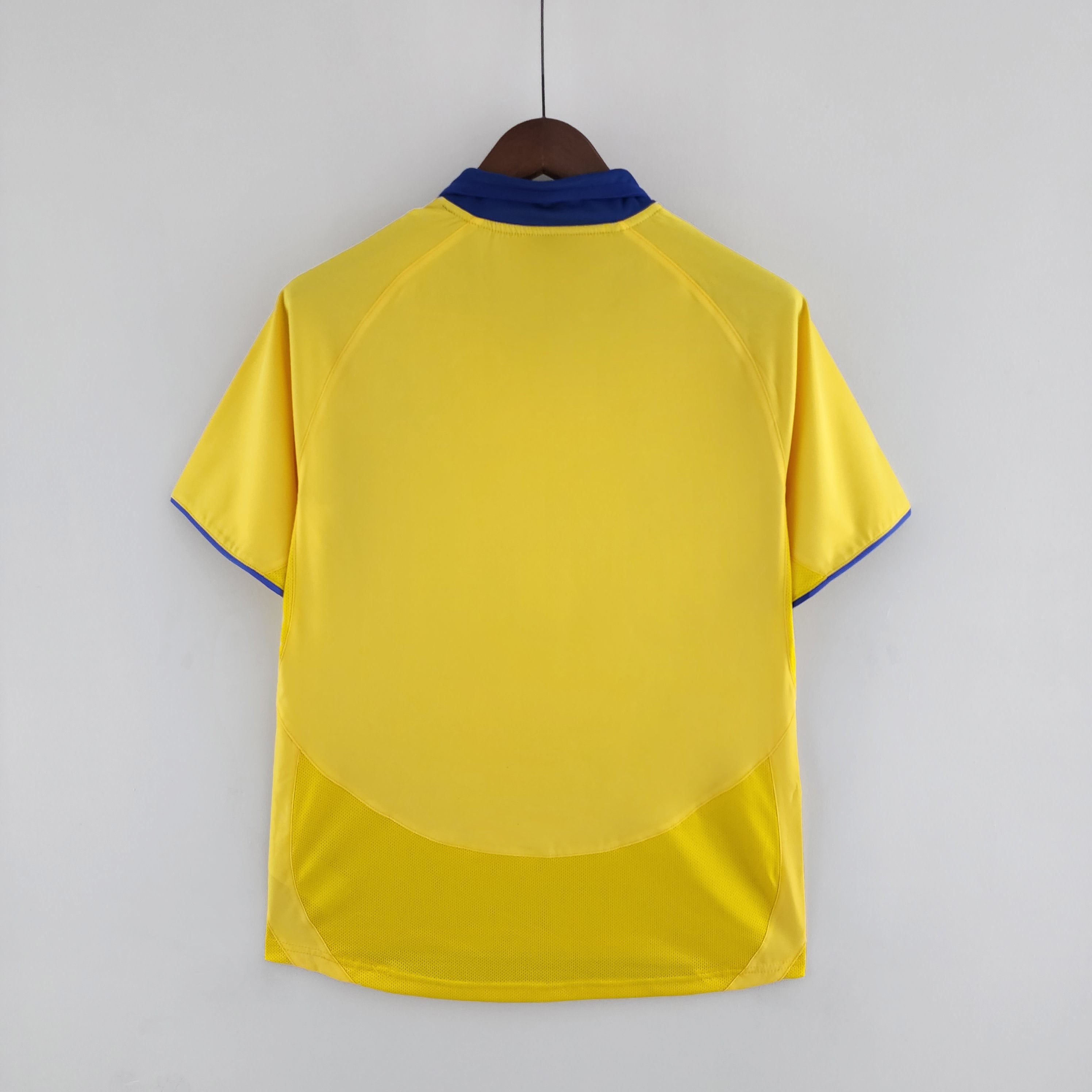 2003/2005 Arsenal Away Yellow Retro Football Shirt Gunners Henry