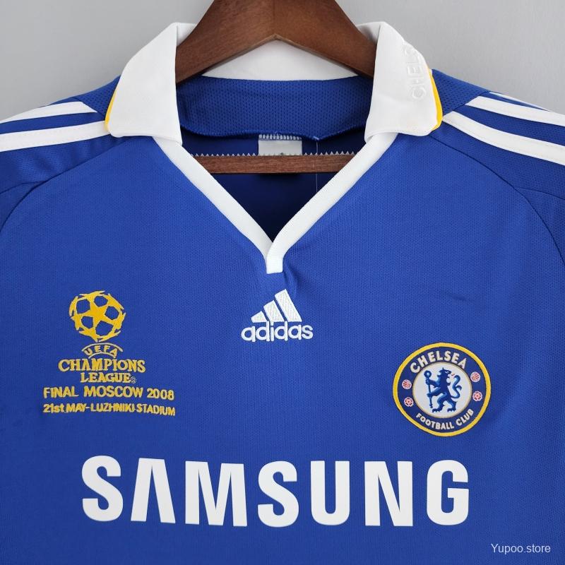 2008/2009 Chelsea Home Retro Shirt Champions League Final Moscow