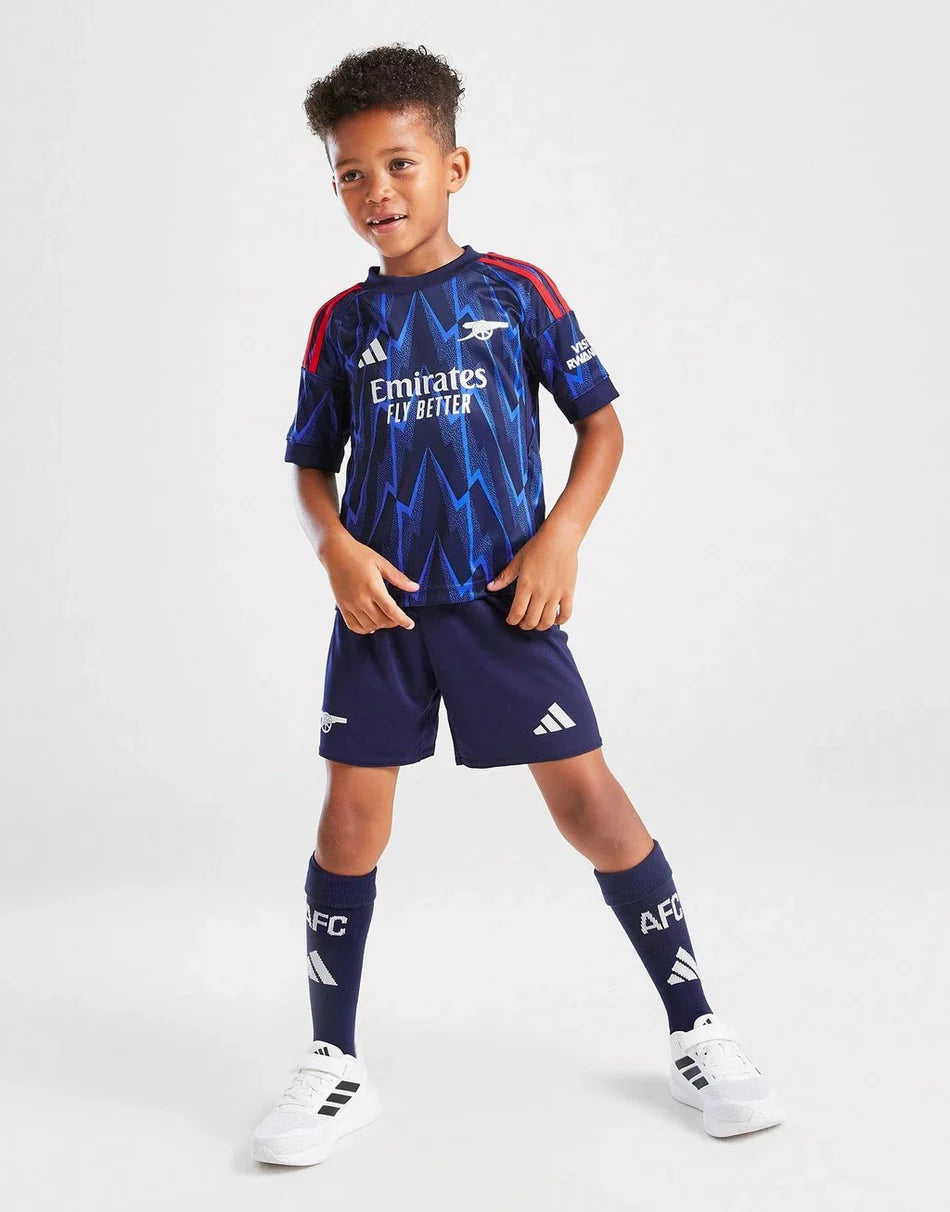 2025-26 Arsenal Kids Football Kit Away