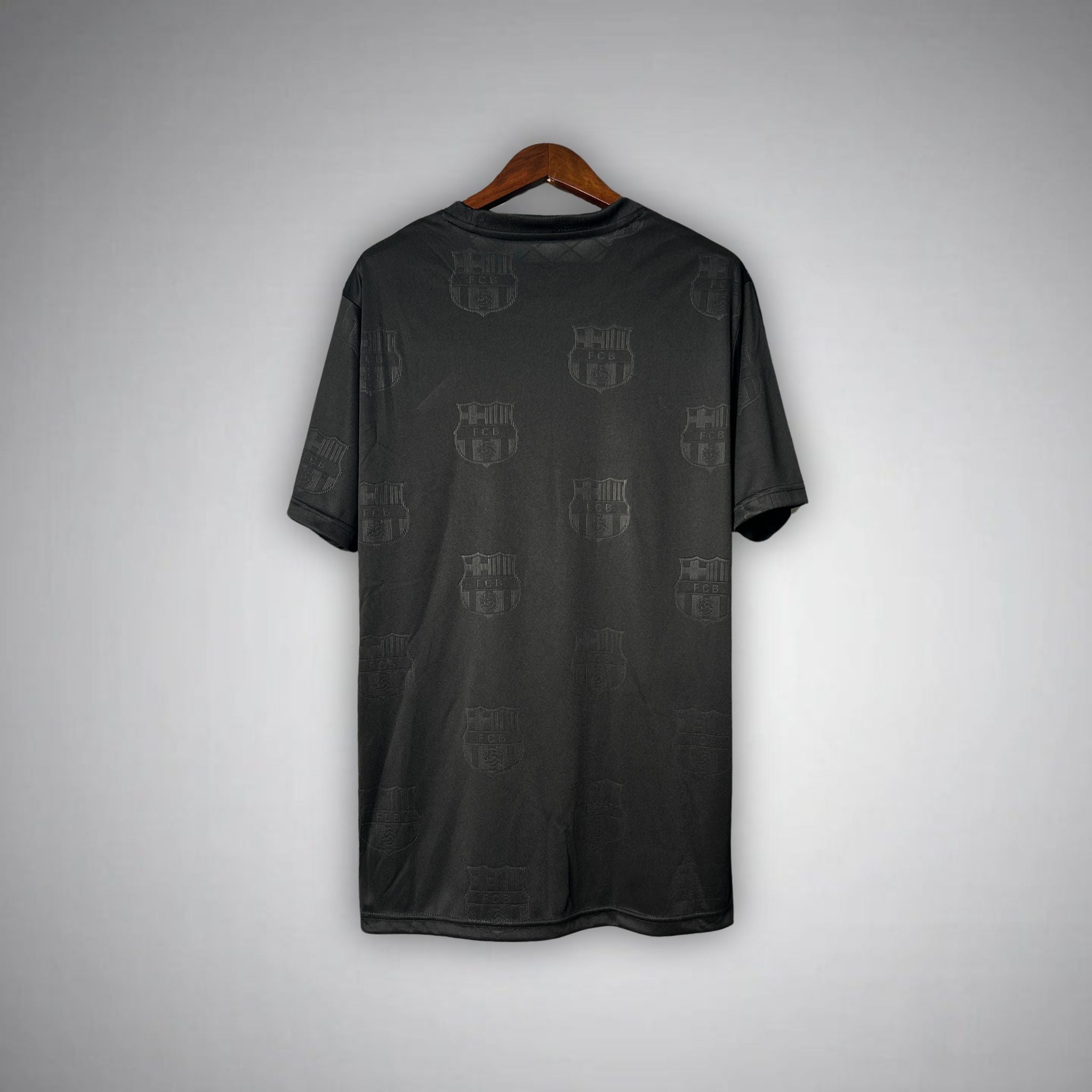 fc barcelona noir camp shirt