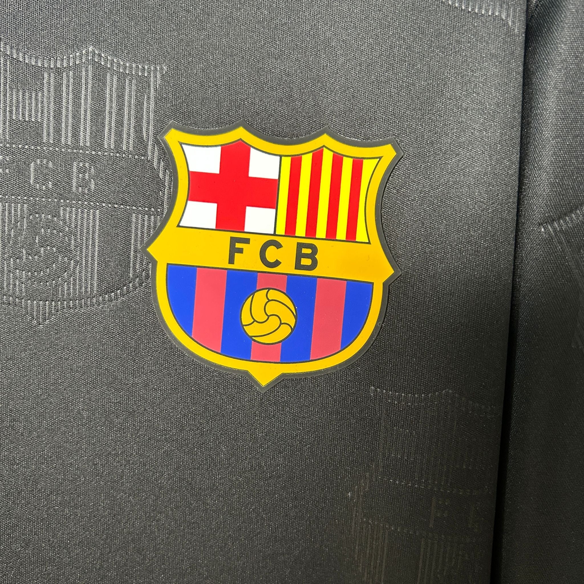 fc barcelona noir camp shirt