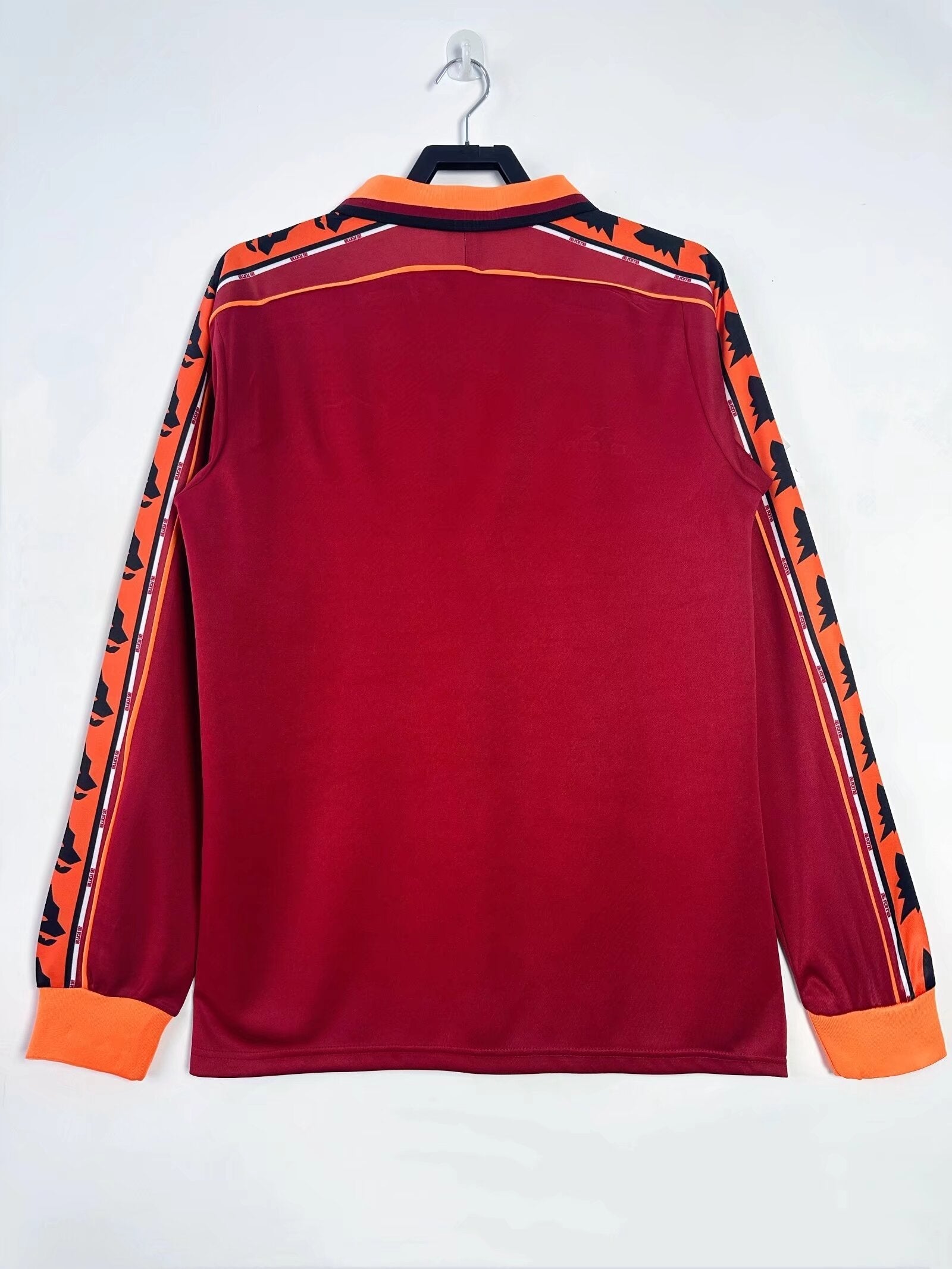1998-99 AS Roma Retro Shirt - Long Sleeve Home-