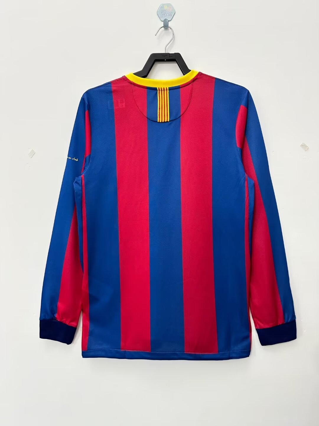 2010-11 Barcelona Retro Long Sleeve Shirt-Home