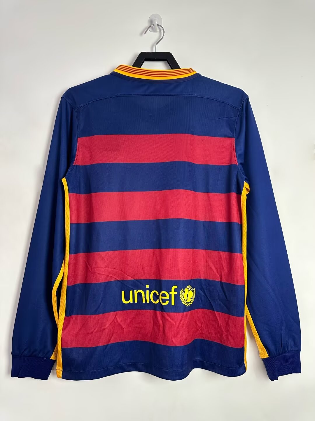 2015-16 Barcelona Retro Long Sleeve Shirt-Home