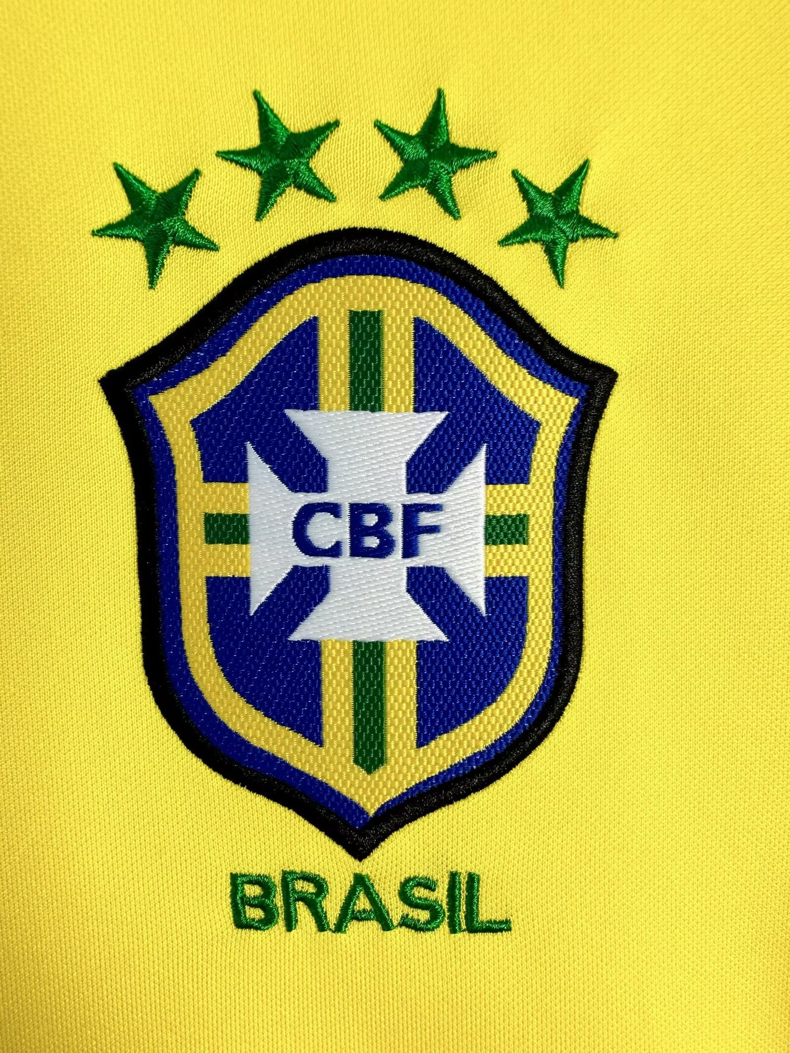 1998 Brazil Retro Long Sleeve Shirt-Home