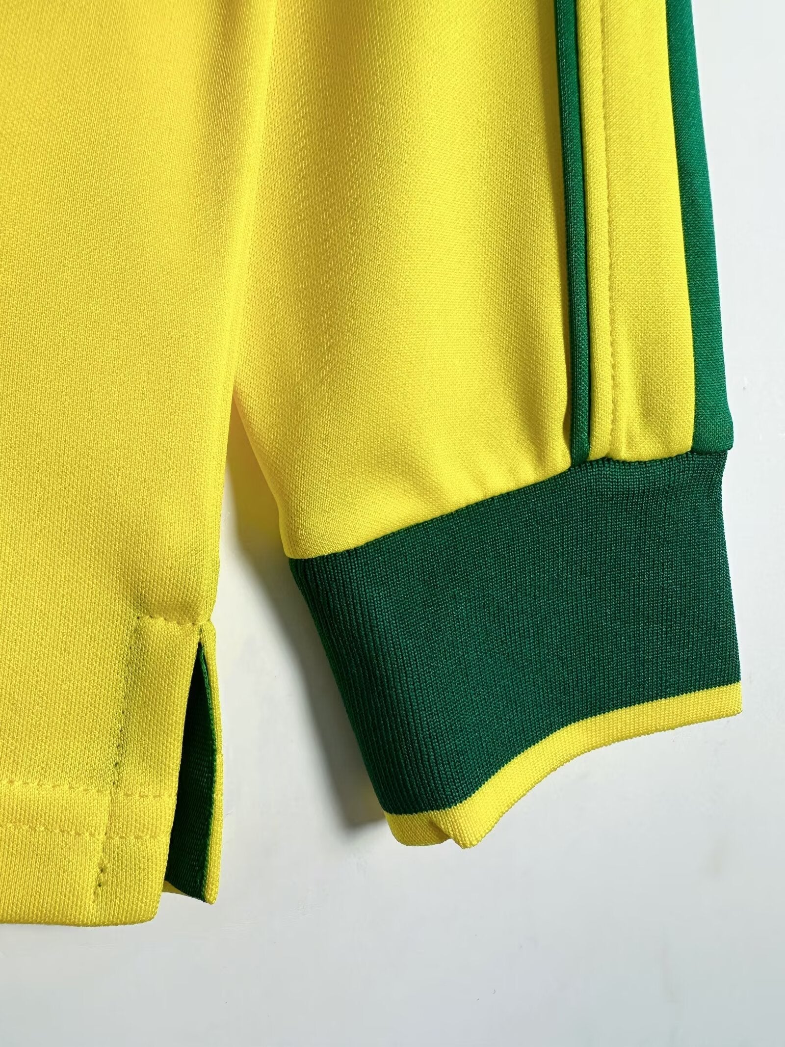 1998 Brazil Retro Long Sleeve Shirt-Home