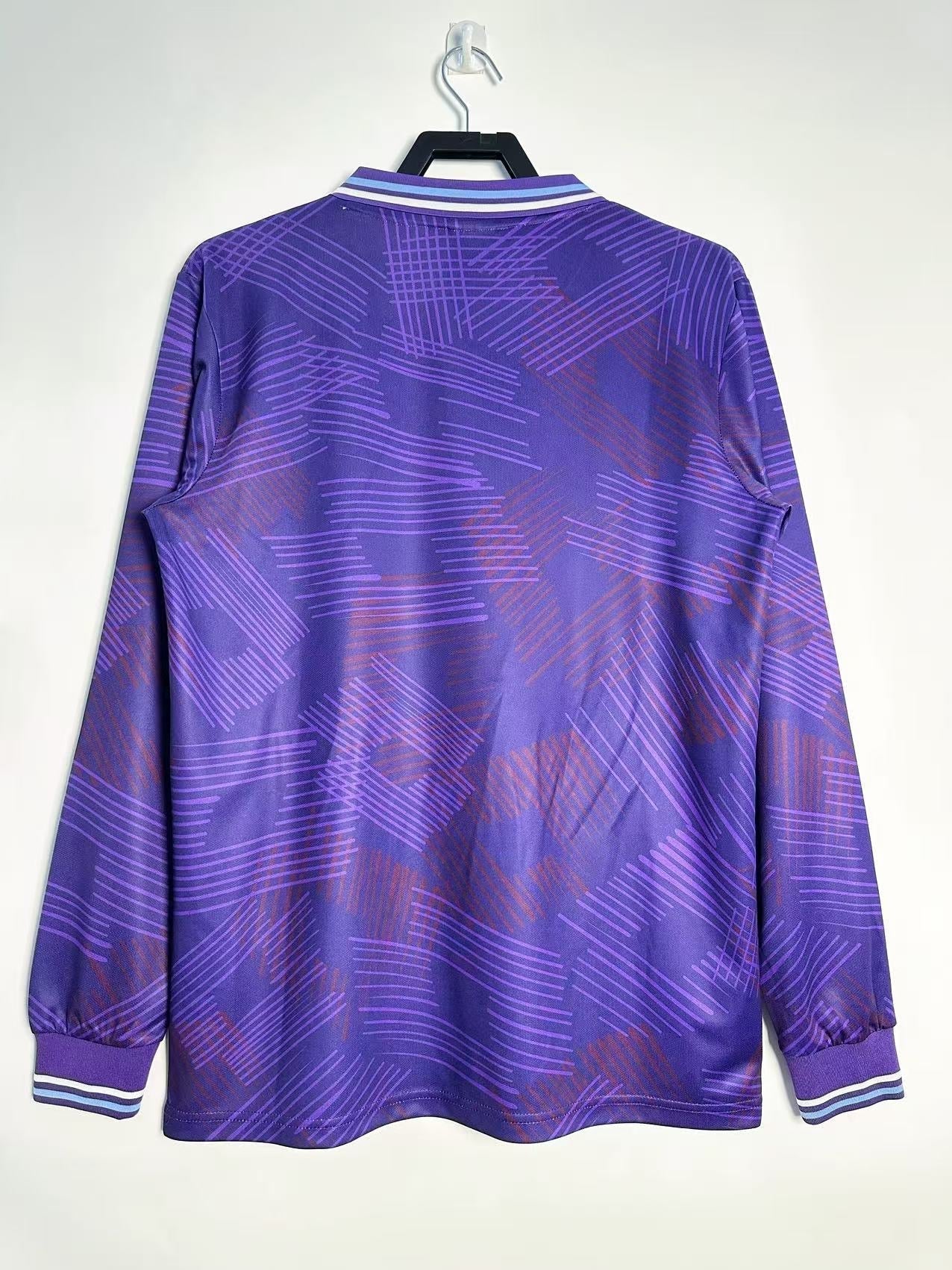 1992-93 Fiorentina Retro Long Sleeve Shirt-Home