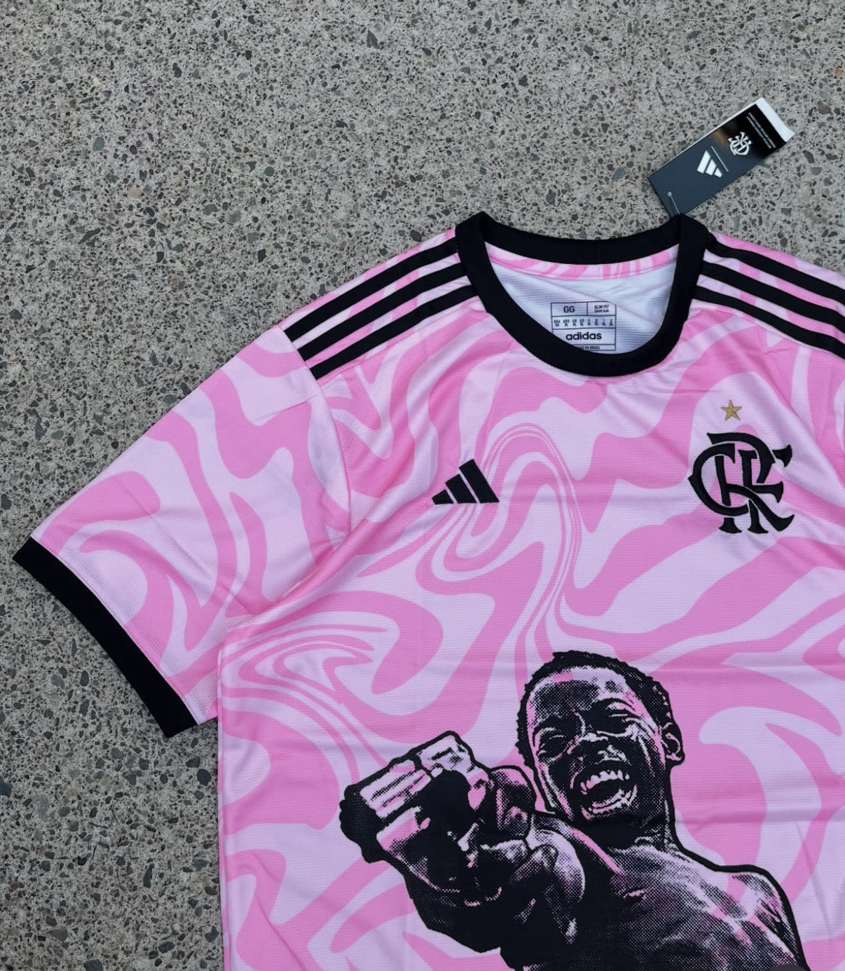 flamengo city of god ze pequeno shirt pink limited edition