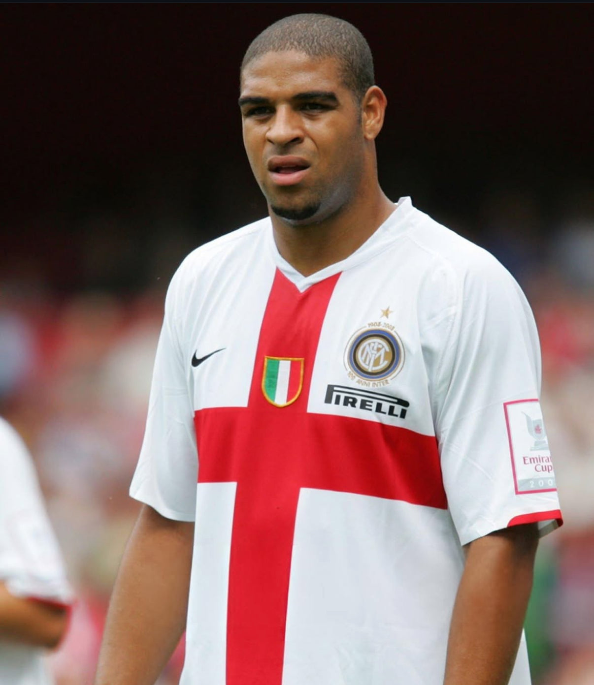 2007 08 inter milan red cross shirt