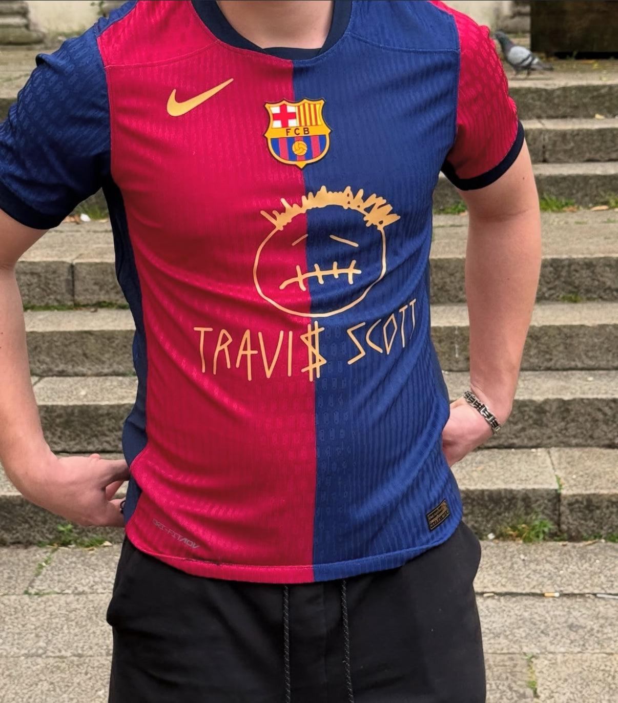 fc barcelona travis scott shirt el clasico special edition