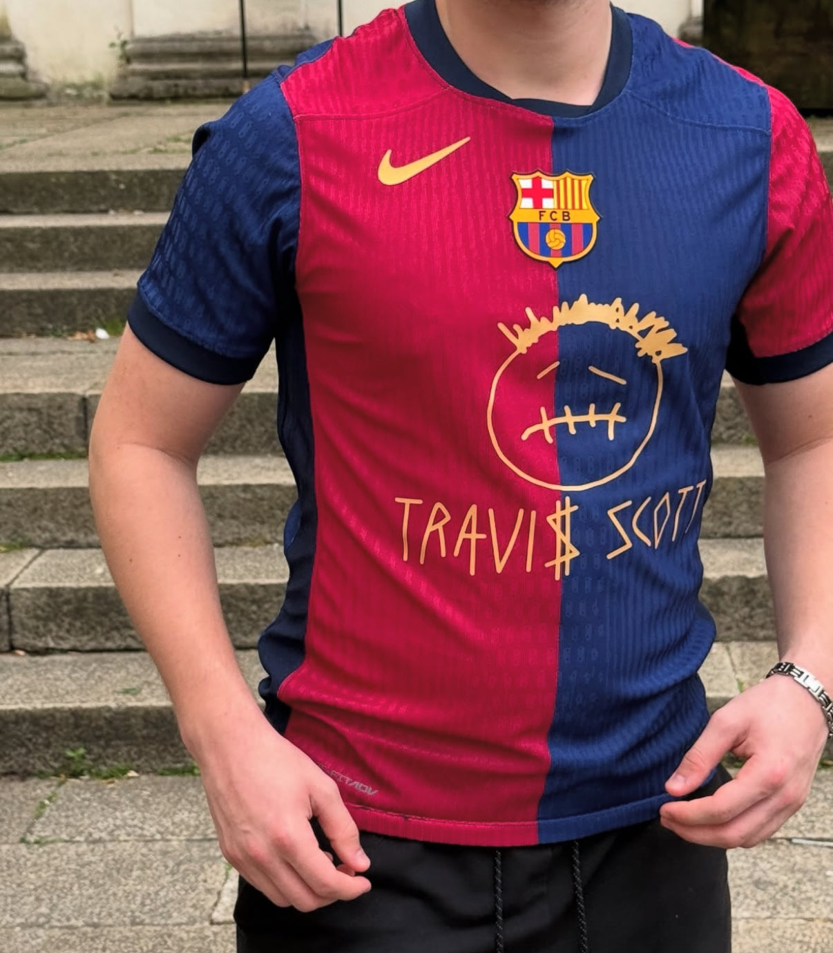 fc barcelona travis scott shirt el clasico special edition
