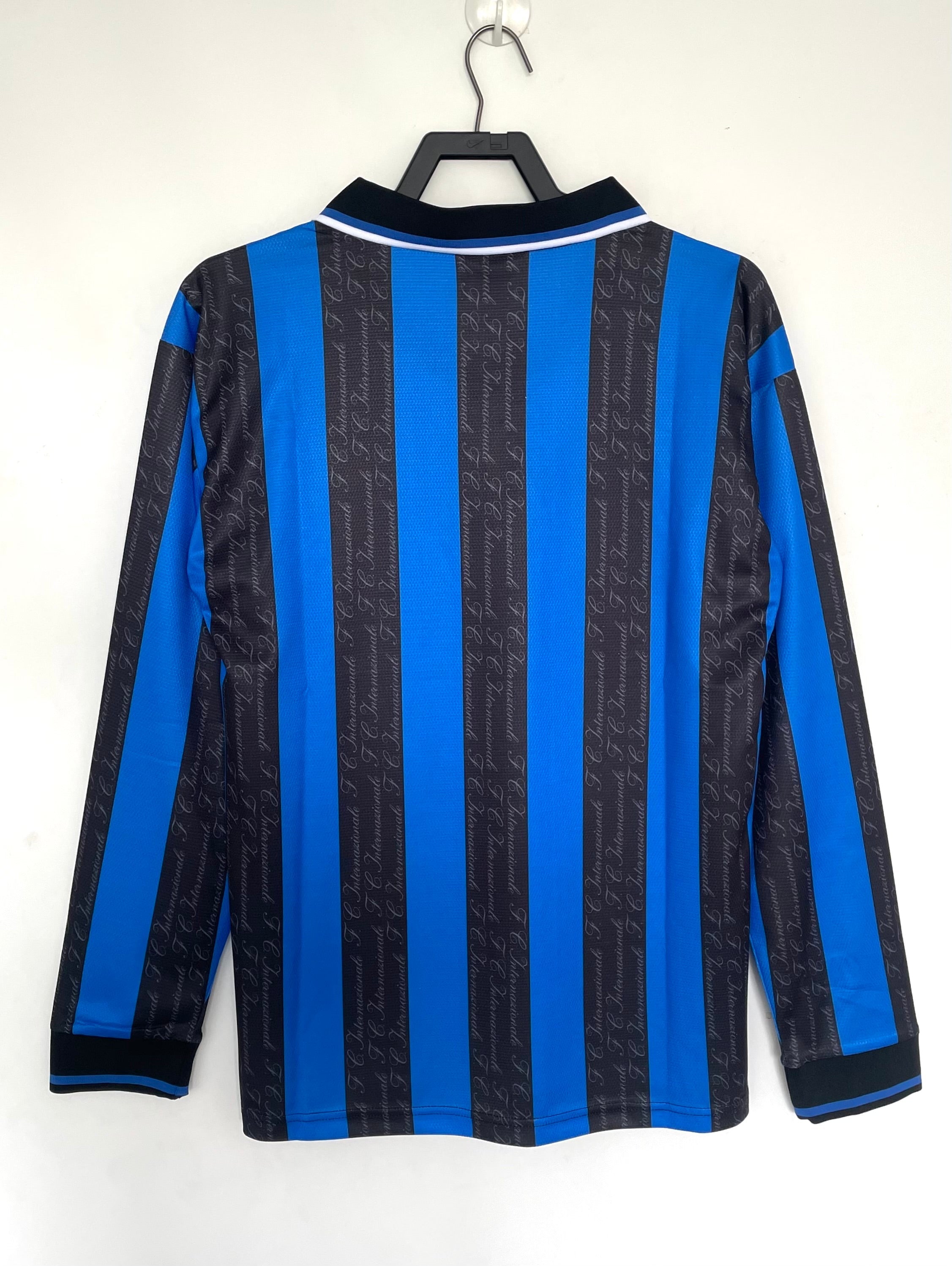 1997-98 Inter Milan Retro Long Sleeve Shirt-Home