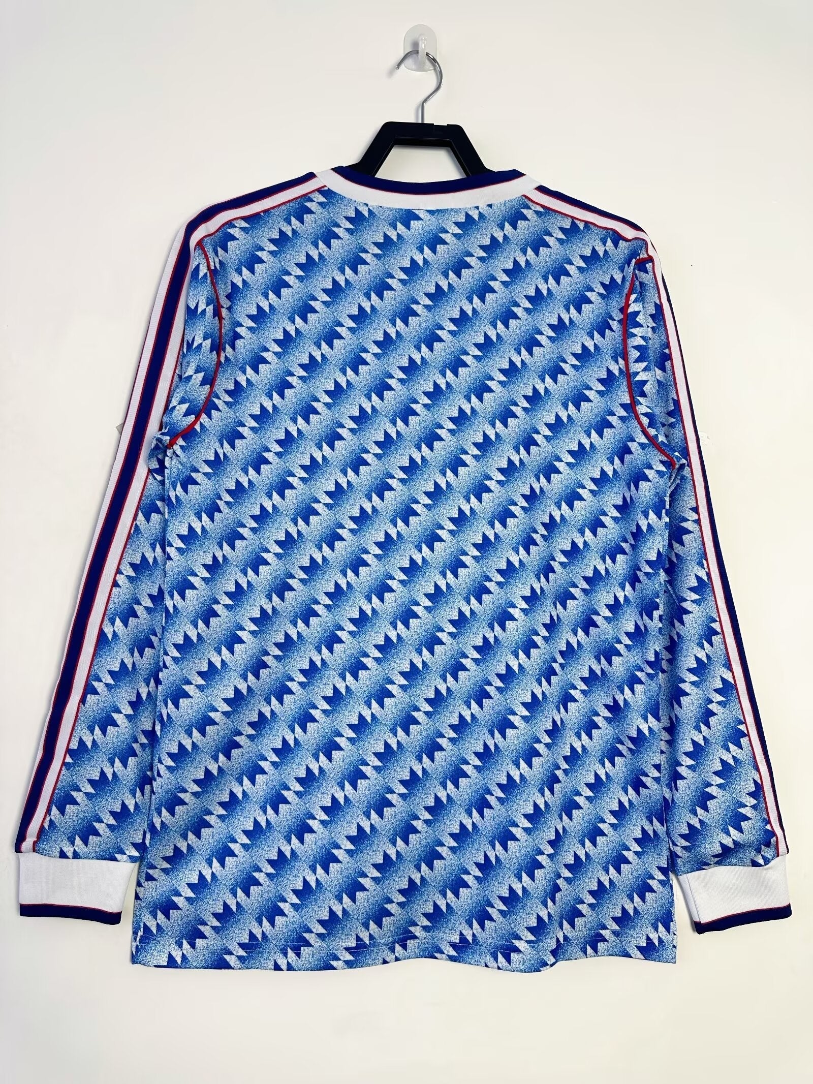 1990-92 Manchester United Retro Long Sleeve Shirt-Away