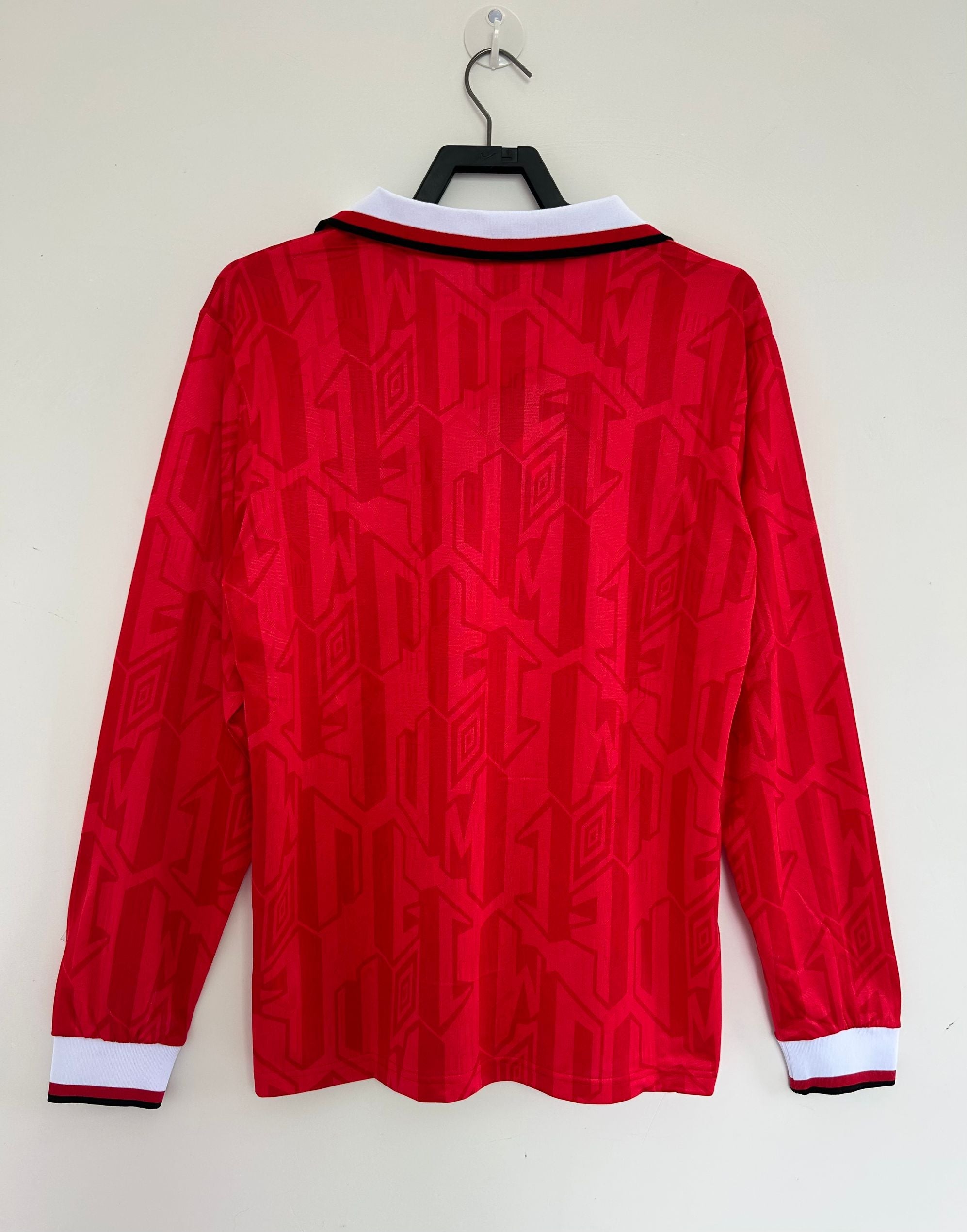 1992-94 Manchester United Retro Long Sleeve Shirt-Home