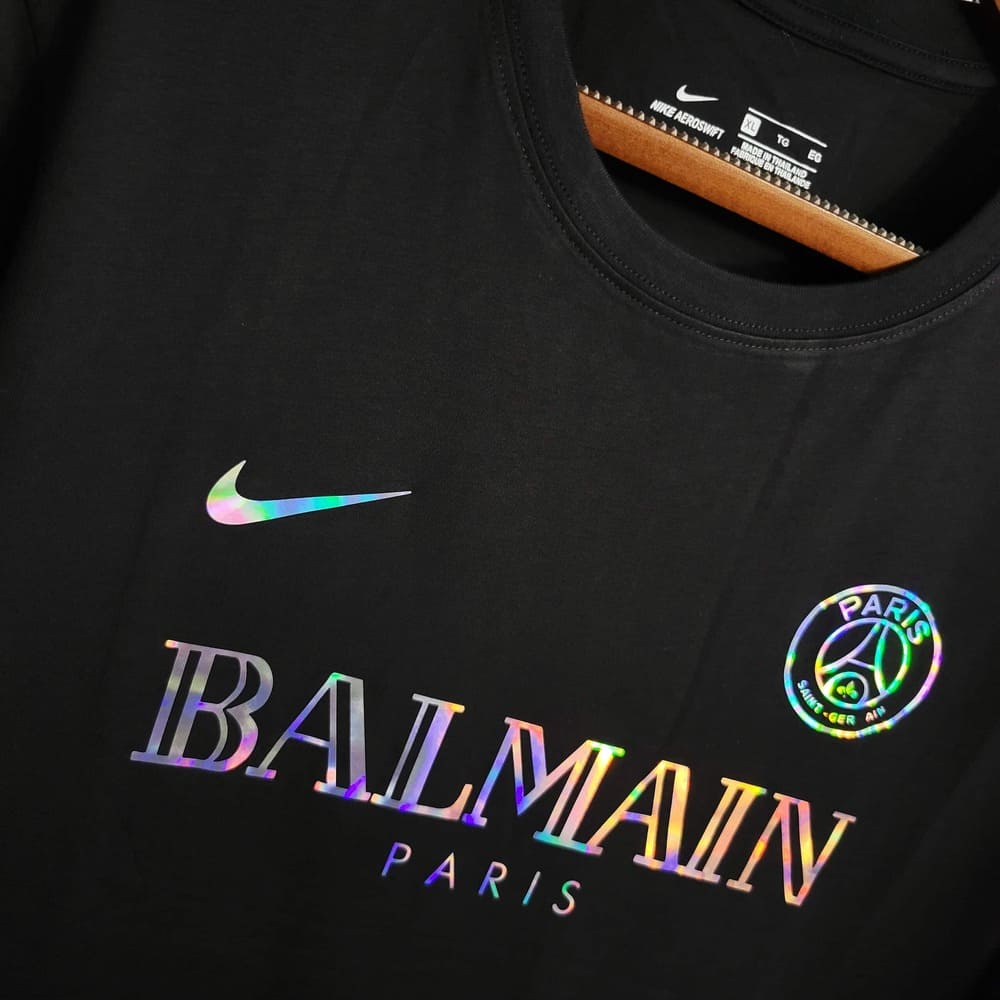 2025 PSG Balmain Shirt - Chrome Special Edition