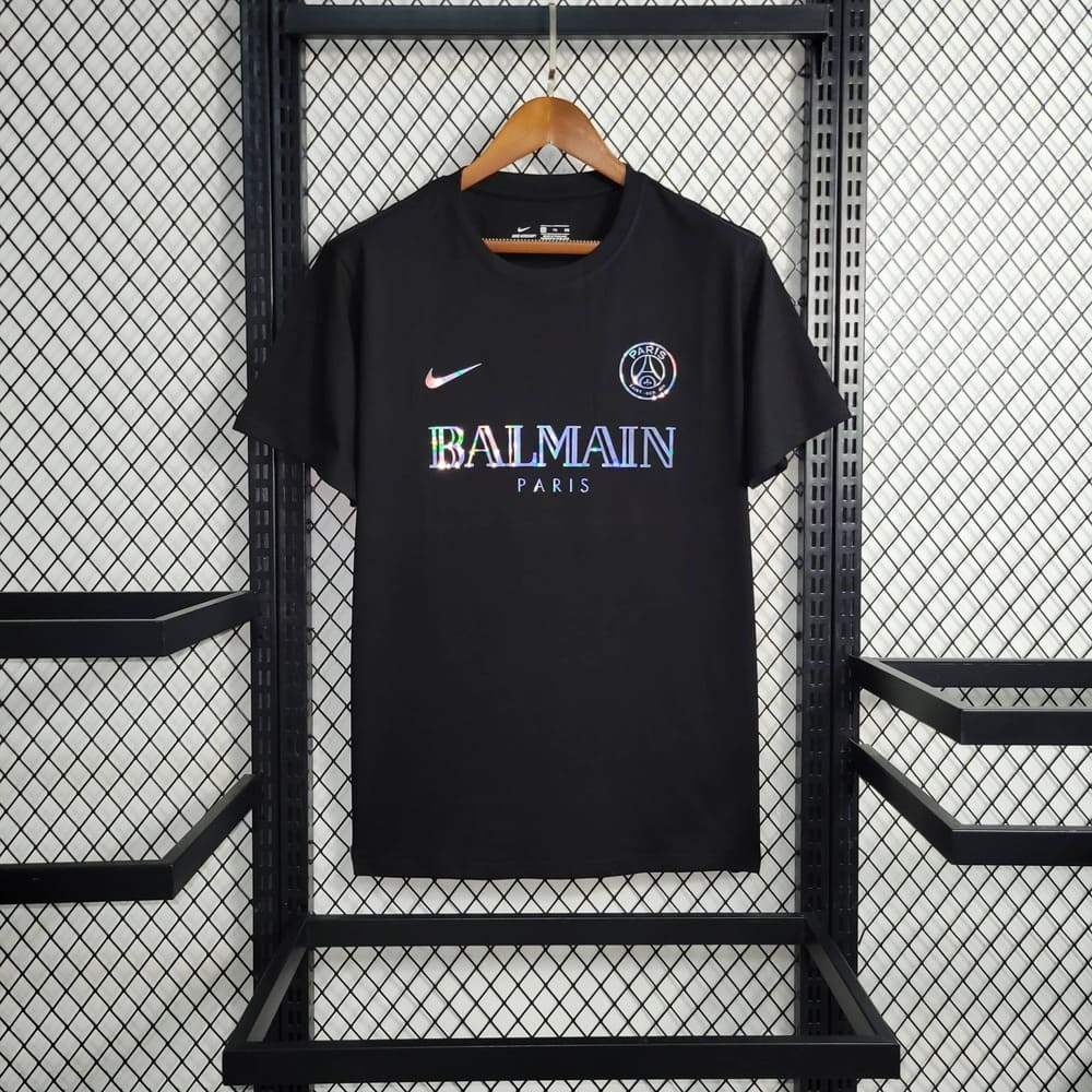 2025 PSG Balmain Shirt - Chrome Special Edition