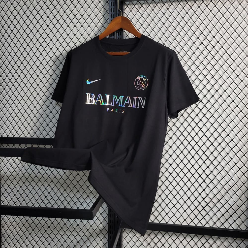 2025 PSG Balmain Shirt - Chrome Special Edition