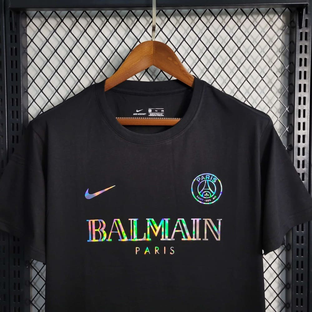 2025 PSG Balmain Shirt - Chrome Special Edition