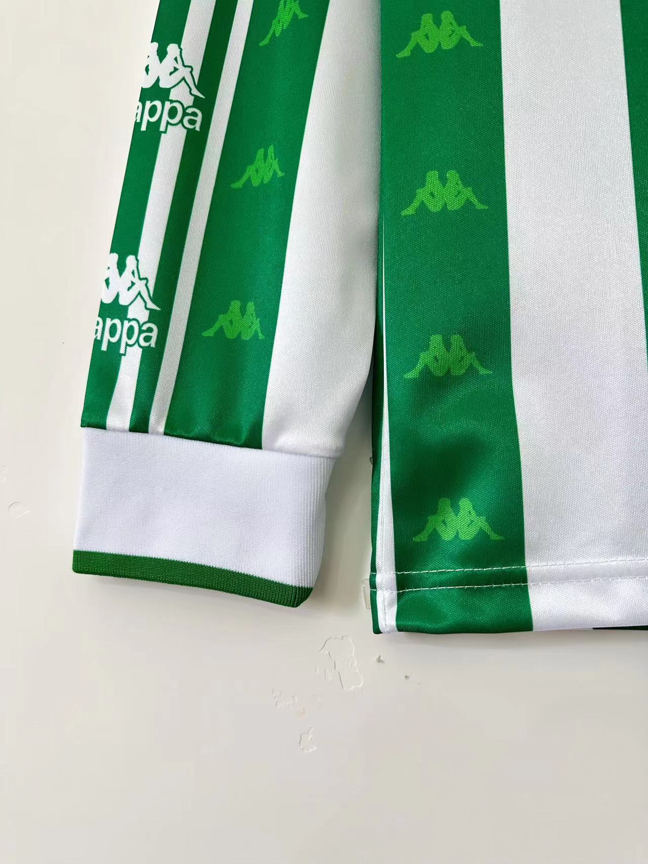 1995-97 Real Betis Retro Long Sleeve Shirt-Home
