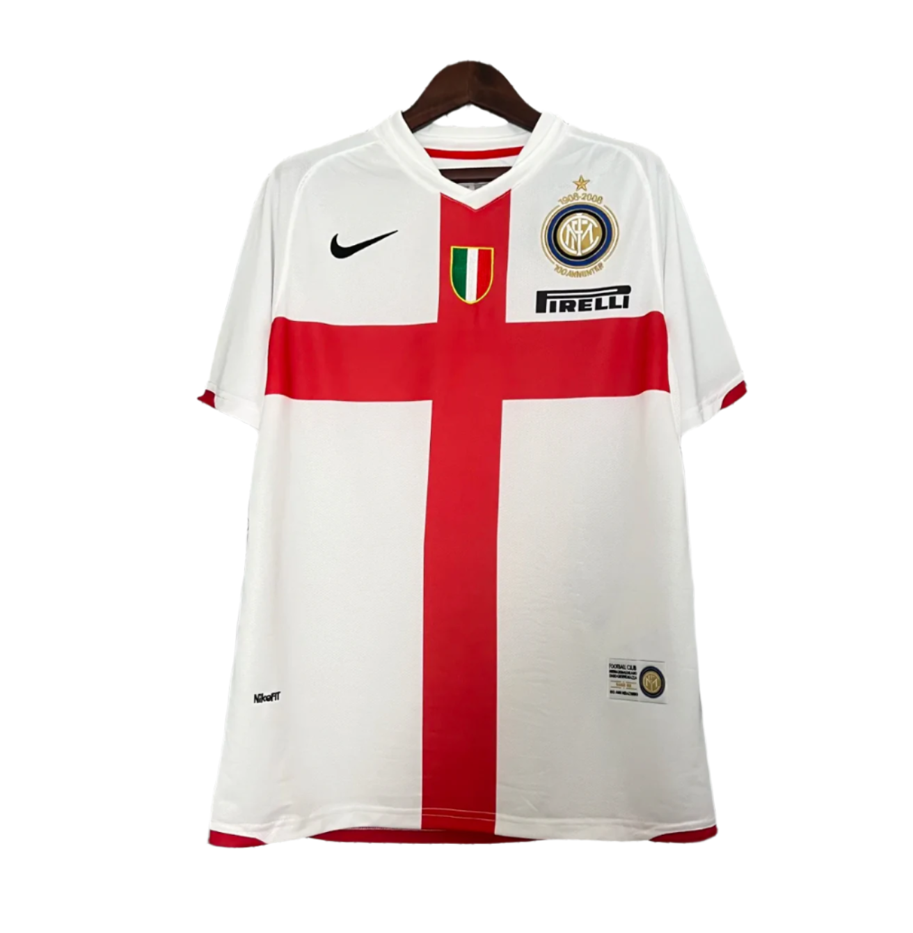 2007 08 inter milan red cross shirt
