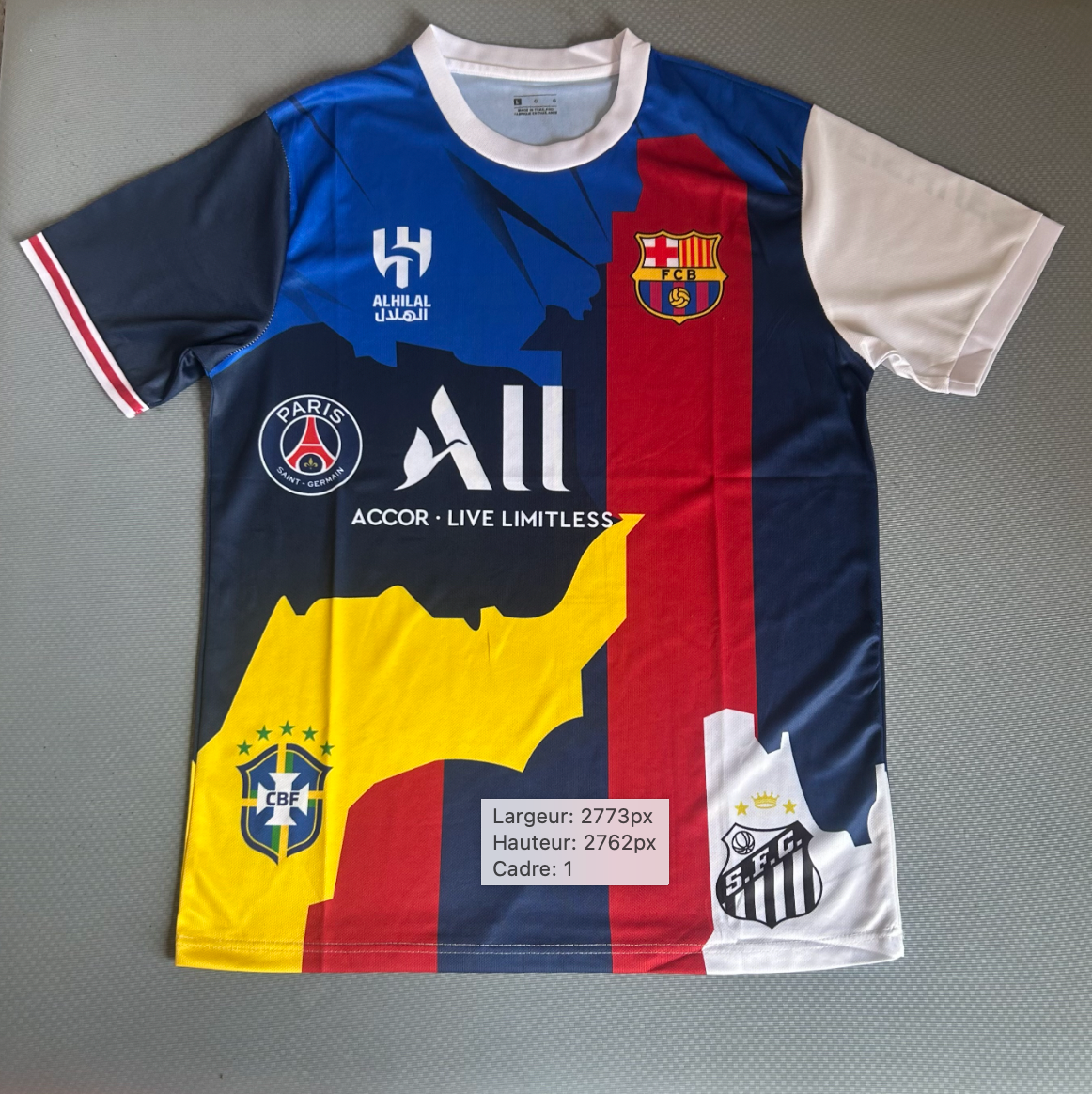 neymar all teams shirt