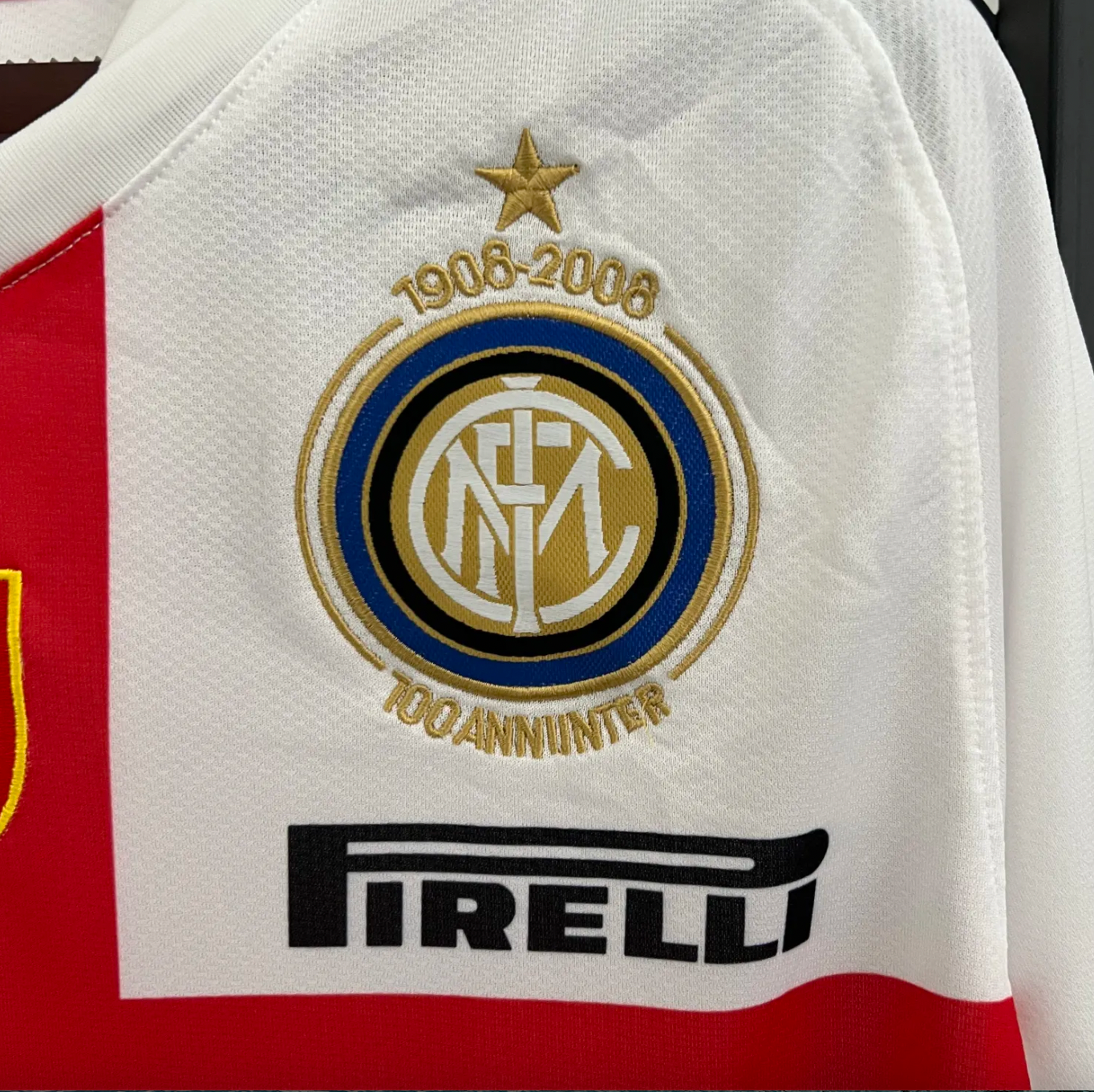 2007 08 inter milan red cross shirt