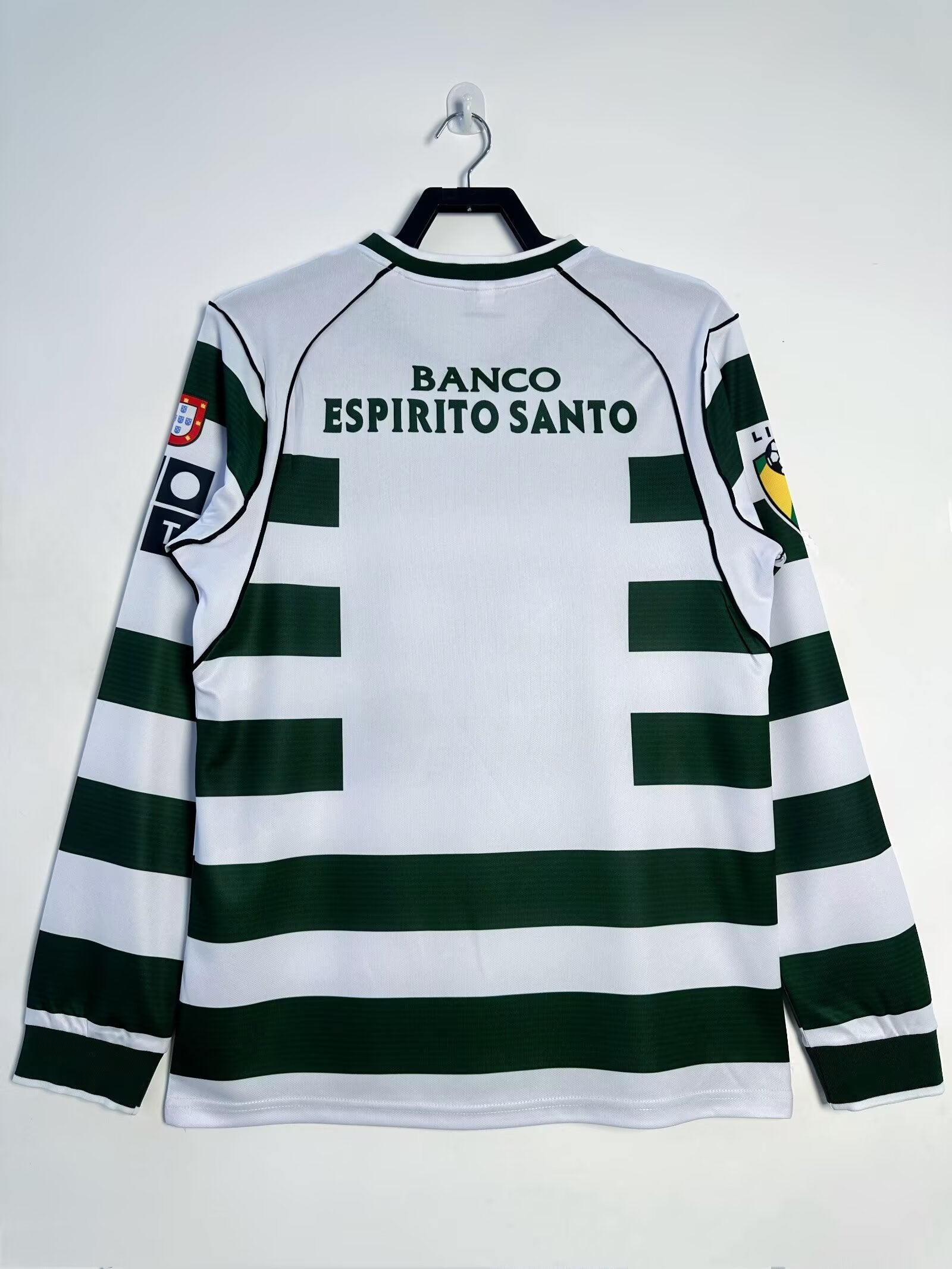 2001-03 Sporting Portugal Retro Long Sleeve Shirt-Home