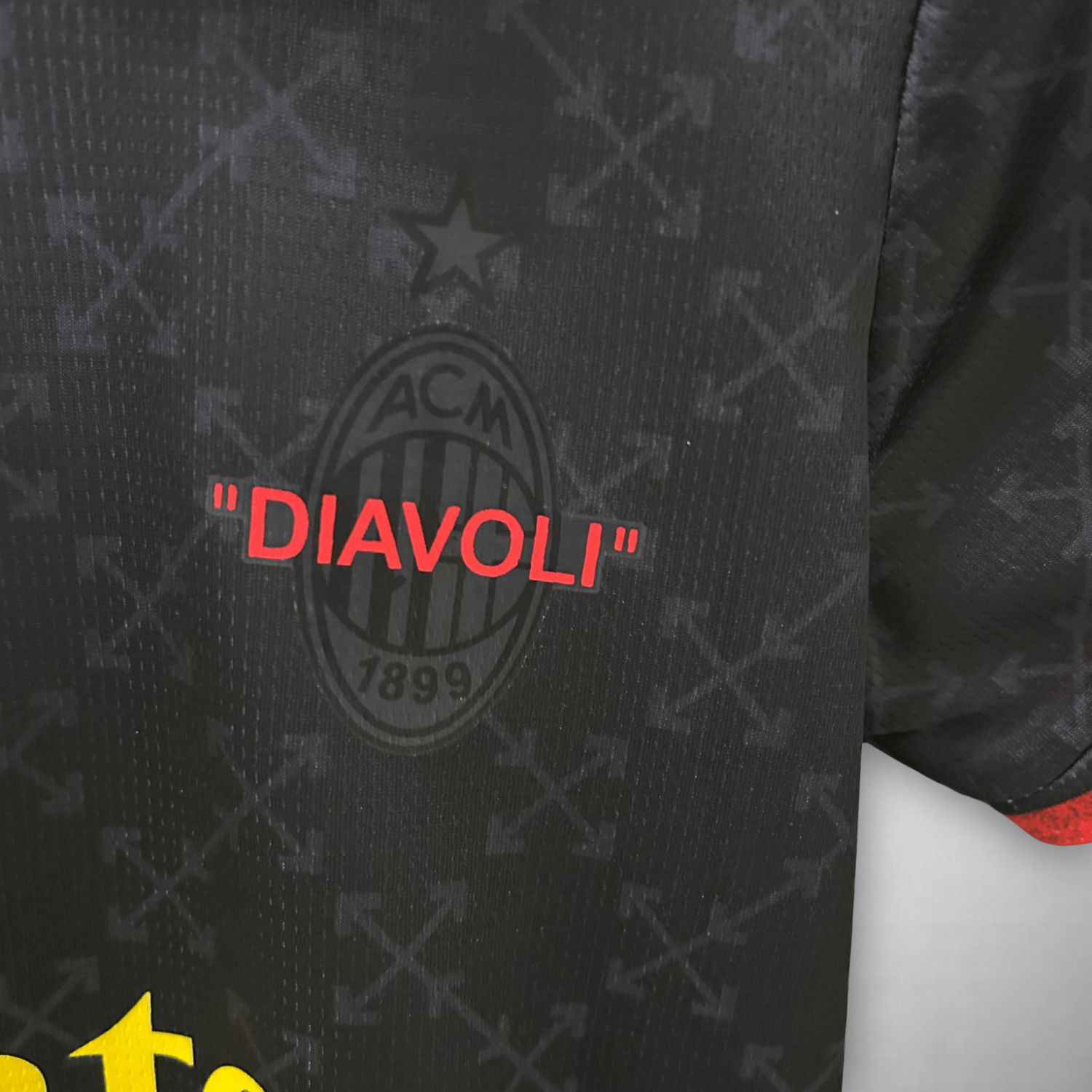 AC Milan Off-White Kids Football Kit Diavoli