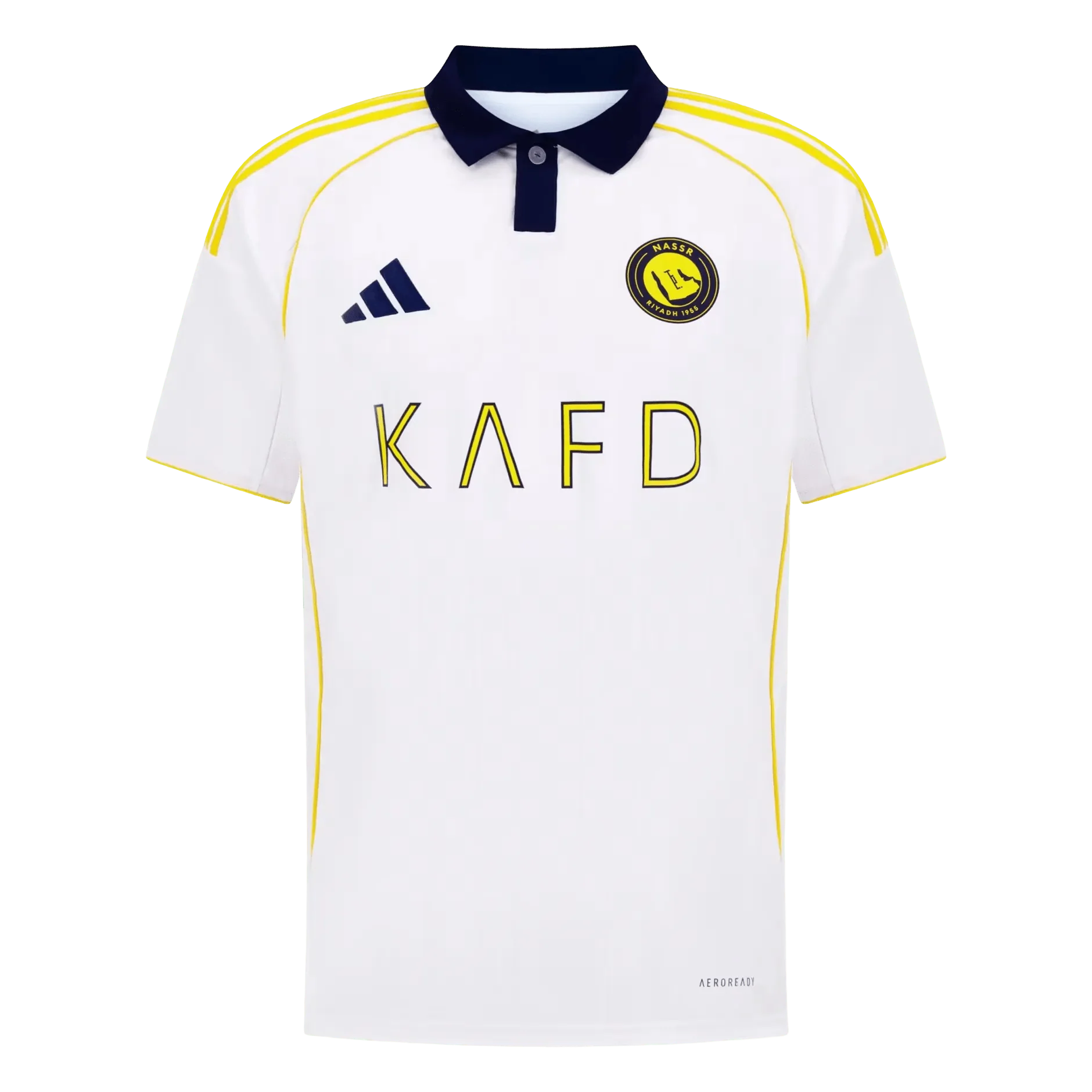 Al Nassr Ronaldo Jersey 2025 Third Kit White KAFD